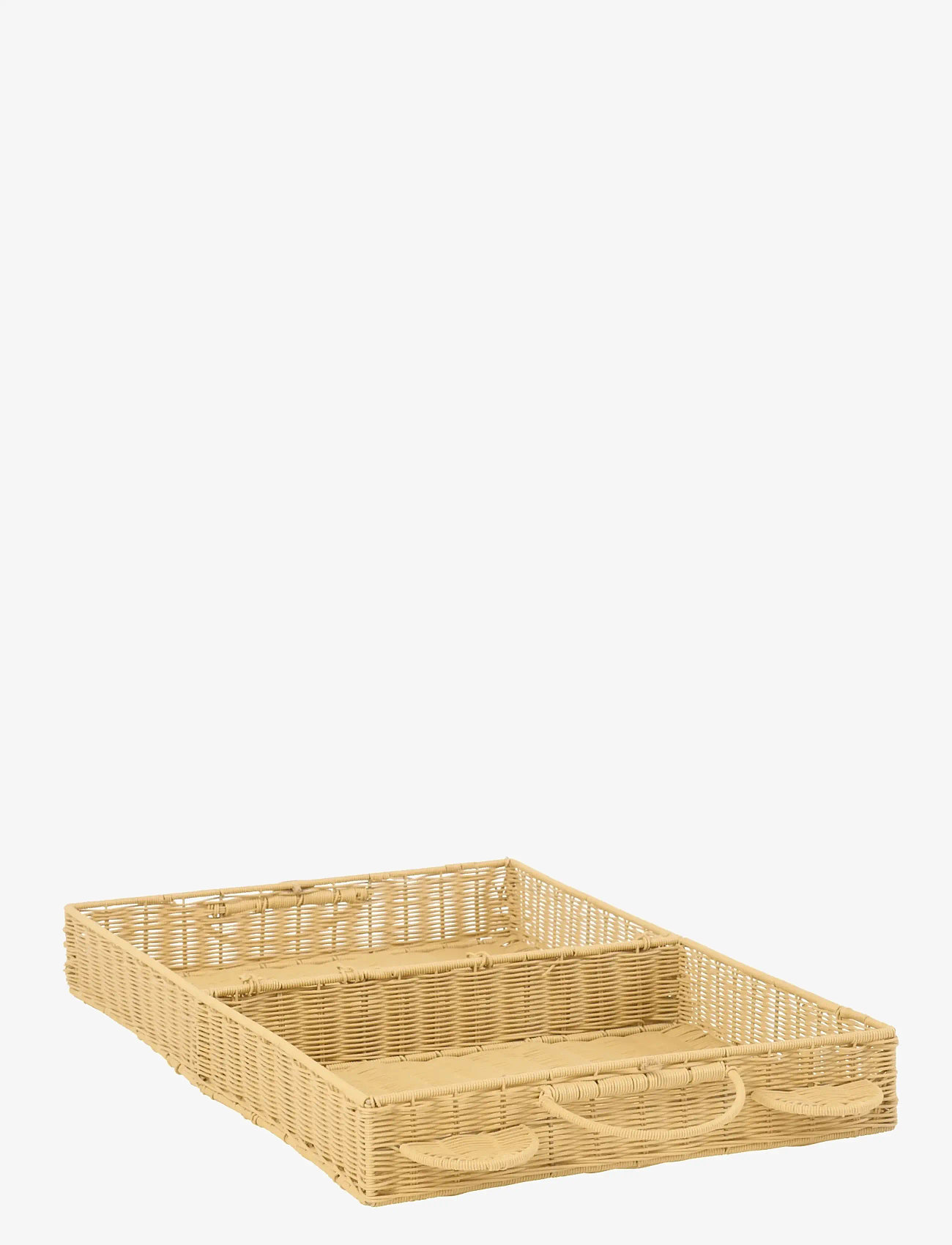 J-Line - BASKET SUITCASE SYNTHETIC NATURAL LARGE - opbevaringskurve - nature - 3