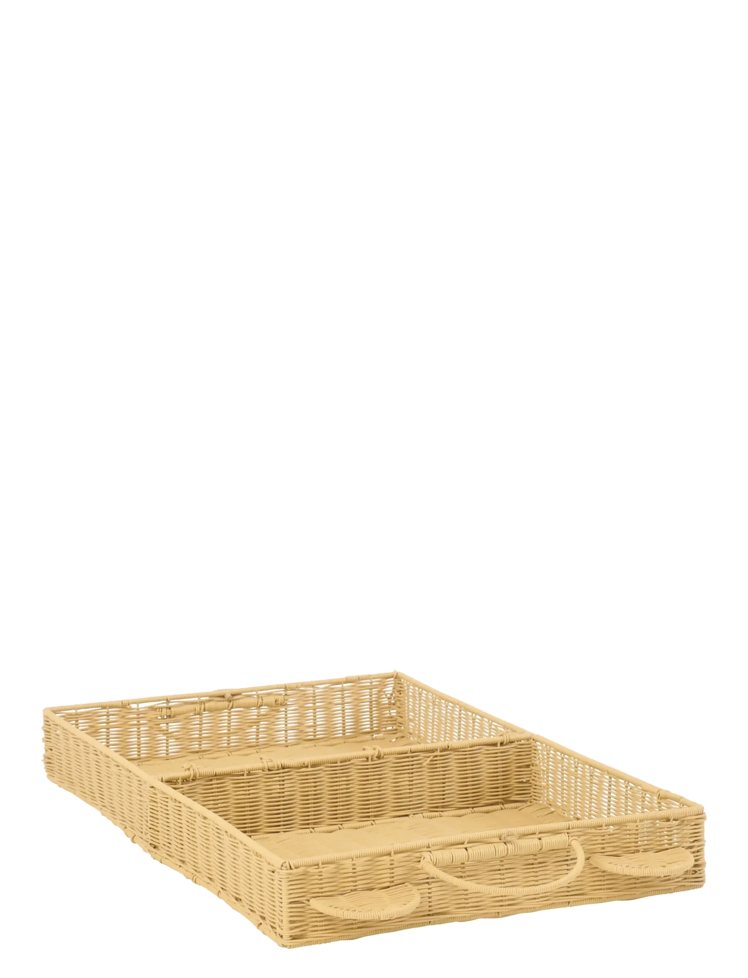 J-Line - BASKET SUITCASE SYNTHETIC NATURAL LARGE - storage baskets - nature - 3