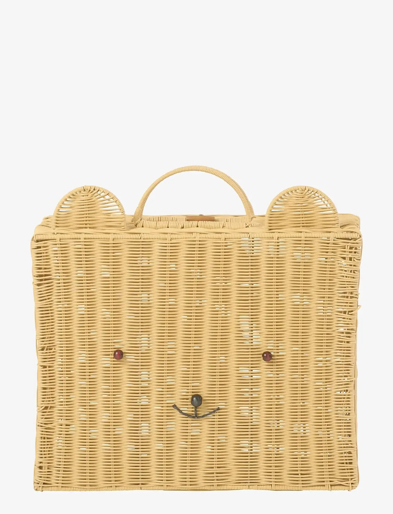 J-Line - BASKET SUITCASE SYNTHETIC NATURAL LARGE - opbevaringskurve - nature - 4