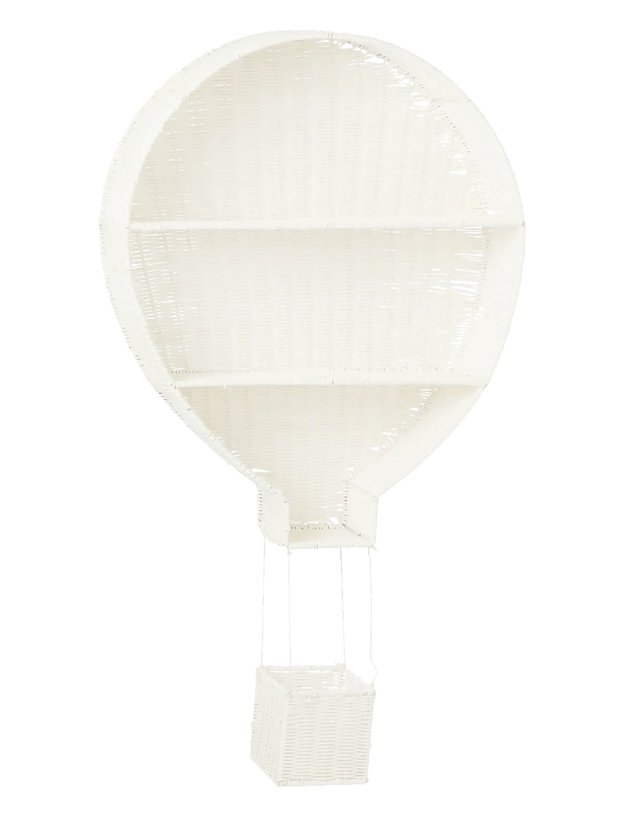 J-Line - WALL SHELF AIR BALLOON SYNTHETIC WHITE - riiulid - white - 0