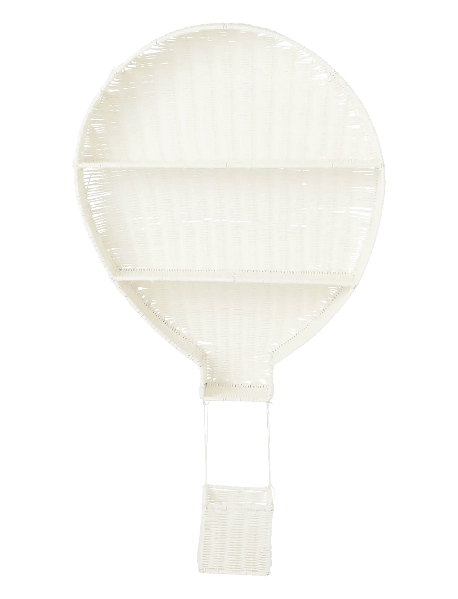 J-Line - WALL SHELF AIR BALLOON SYNTHETIC WHITE - riiulid - white - 1