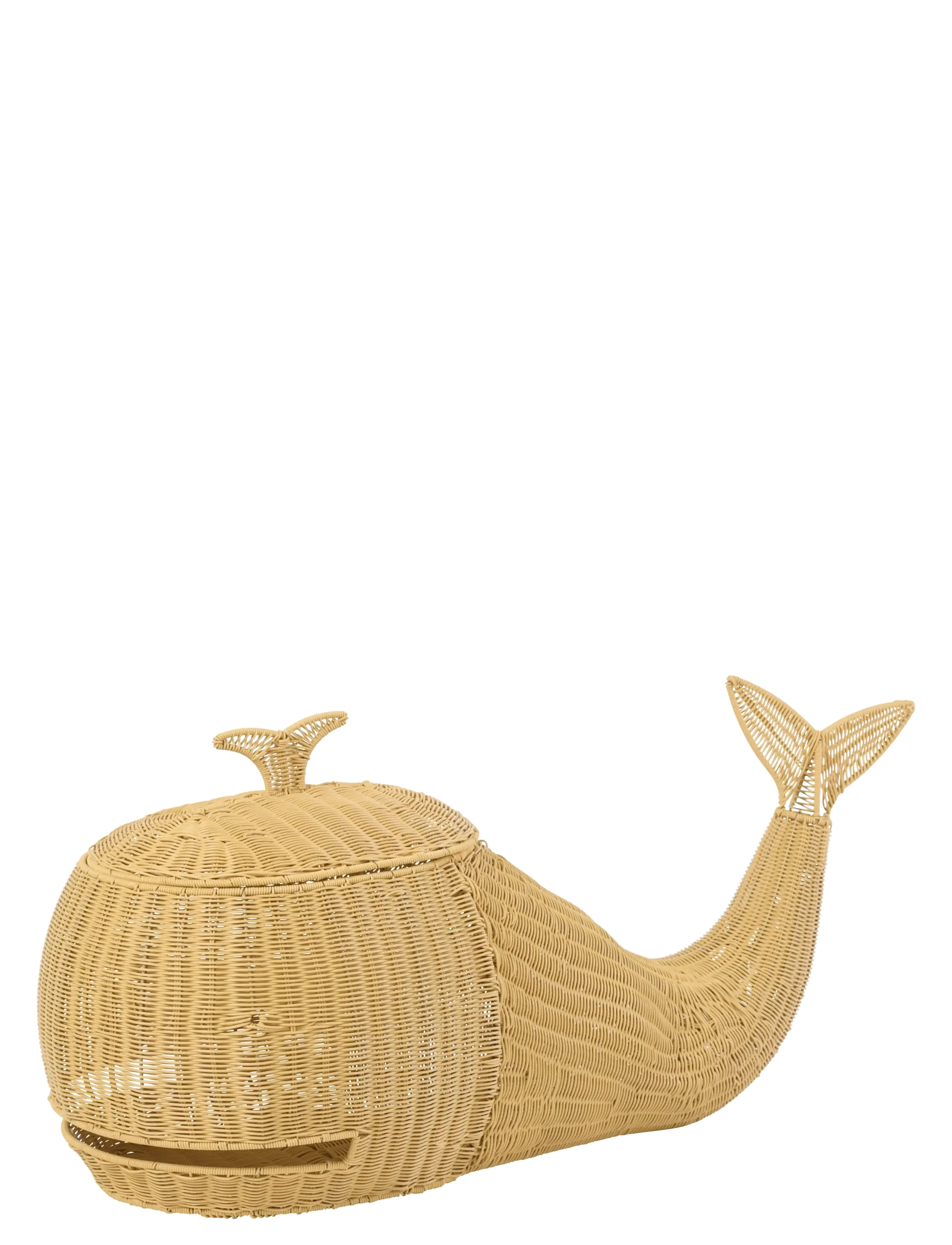 J-Line Basket Whale Synthetic Natural, Opbevaringskurv, Str: ONE SIZE