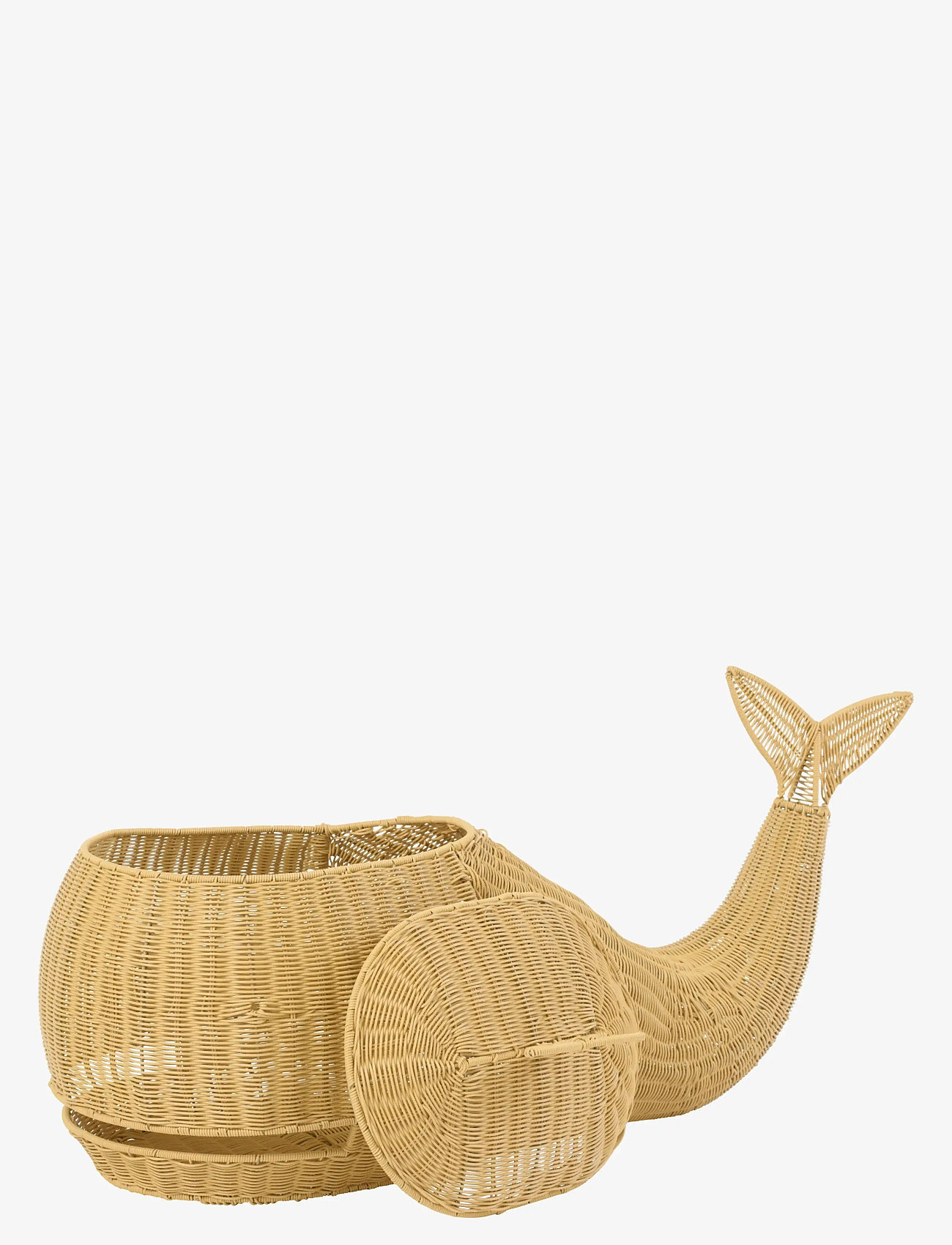 J-Line - BASKET WHALE SYNTHETIC NATURAL - opbevaringskurve - nature - 2