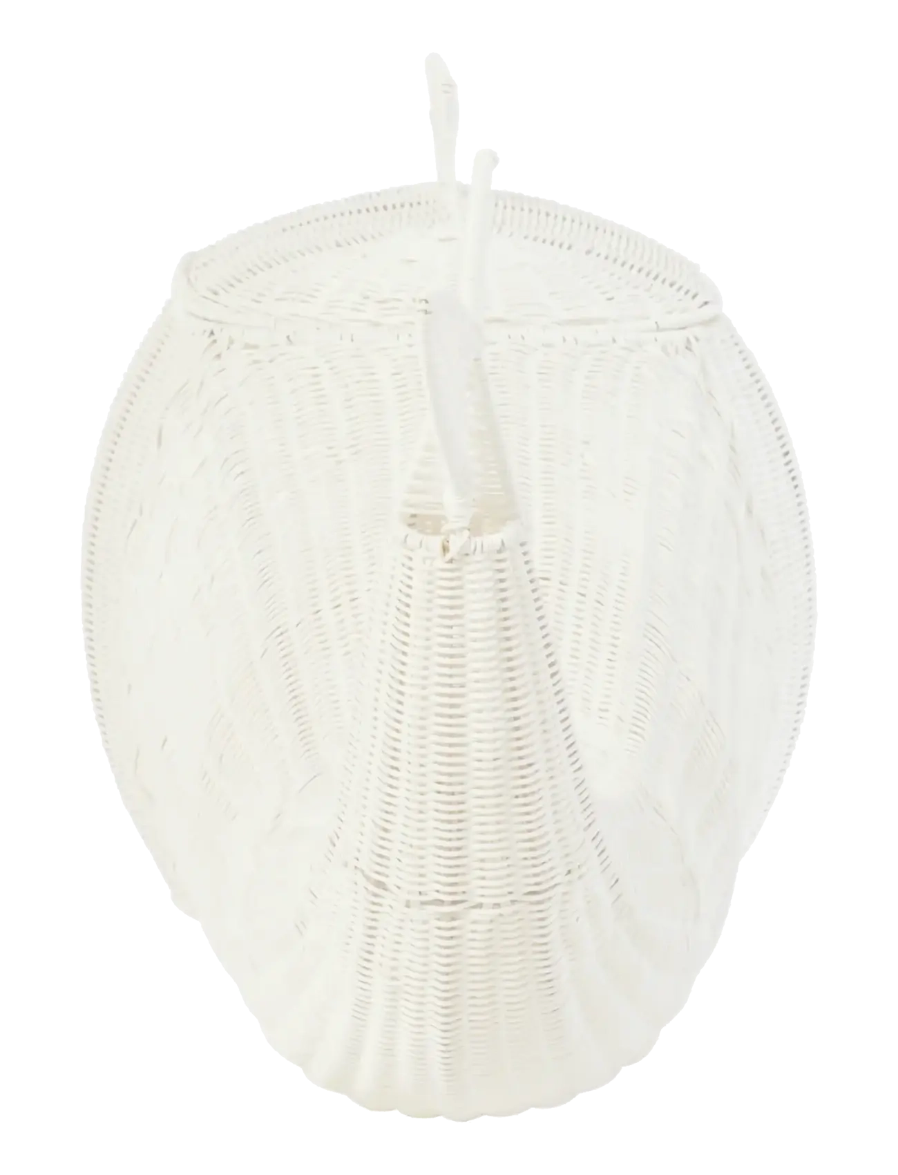 J-Line - BASKET WHALE SYNTHETIC WHITE - storage baskets - white - 4