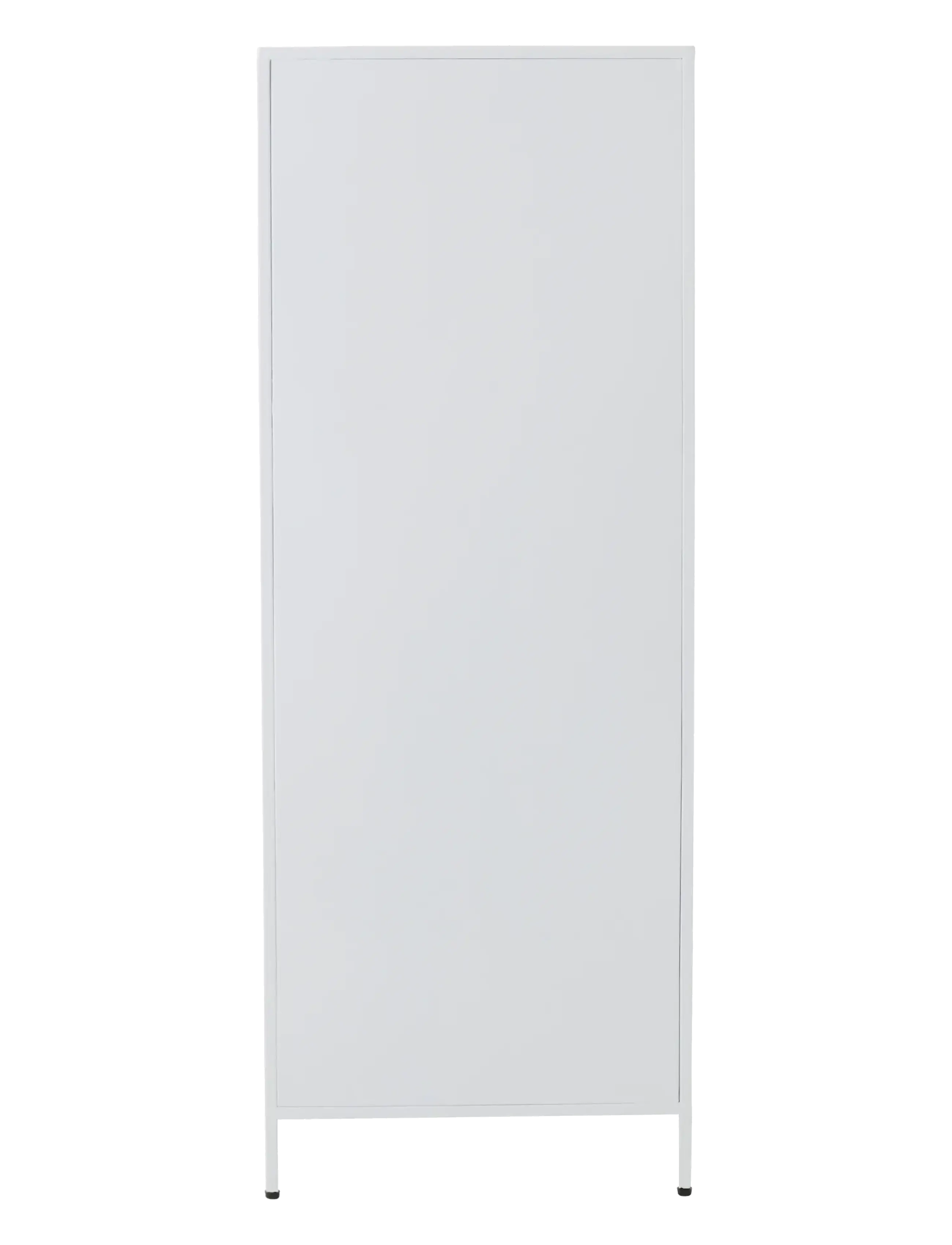 J-Line - CABINET WAVES IRON/GLASS WHITE - förvaringsmöbler - white - 4