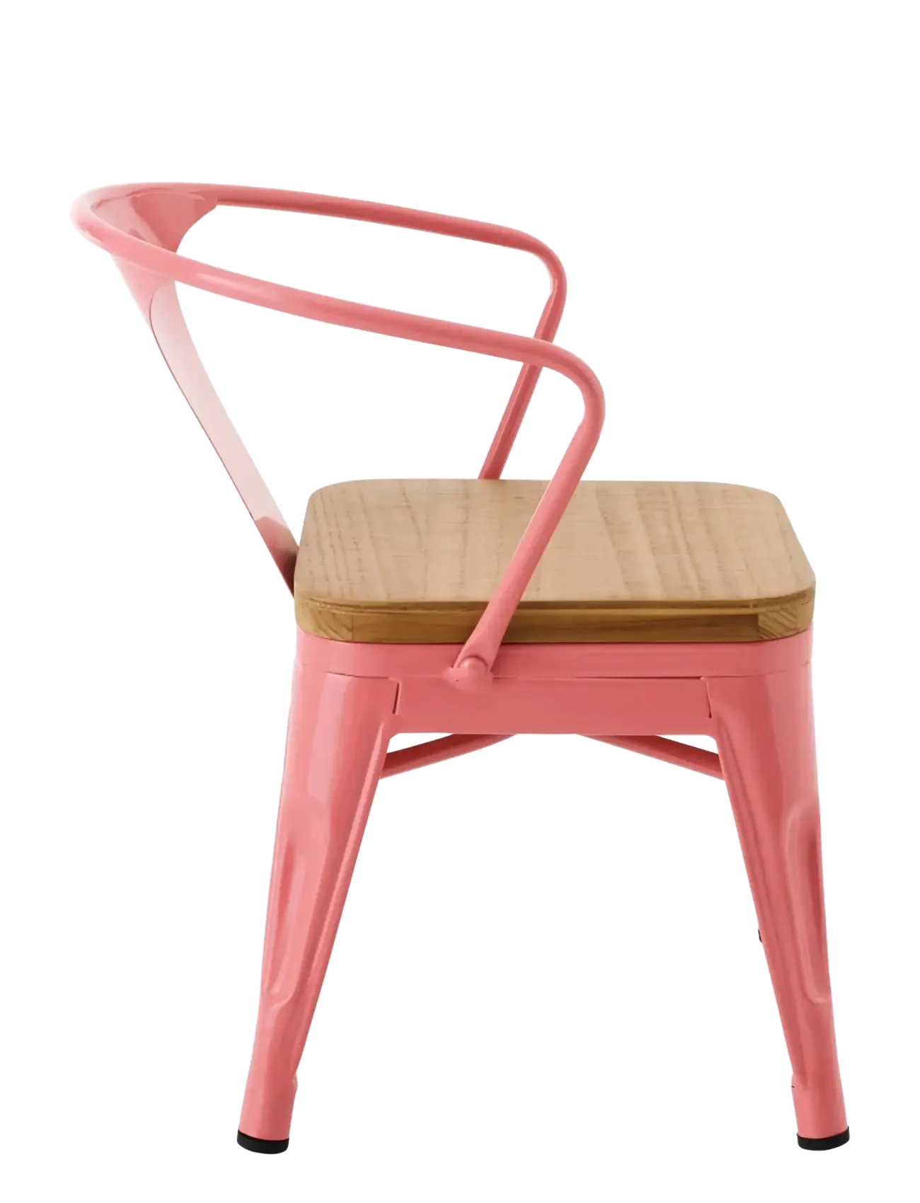 J-Line - KIDS CHAIR EVI IRON/PLYWOOD DARK PINK - chaises et tabourets - pink - 3