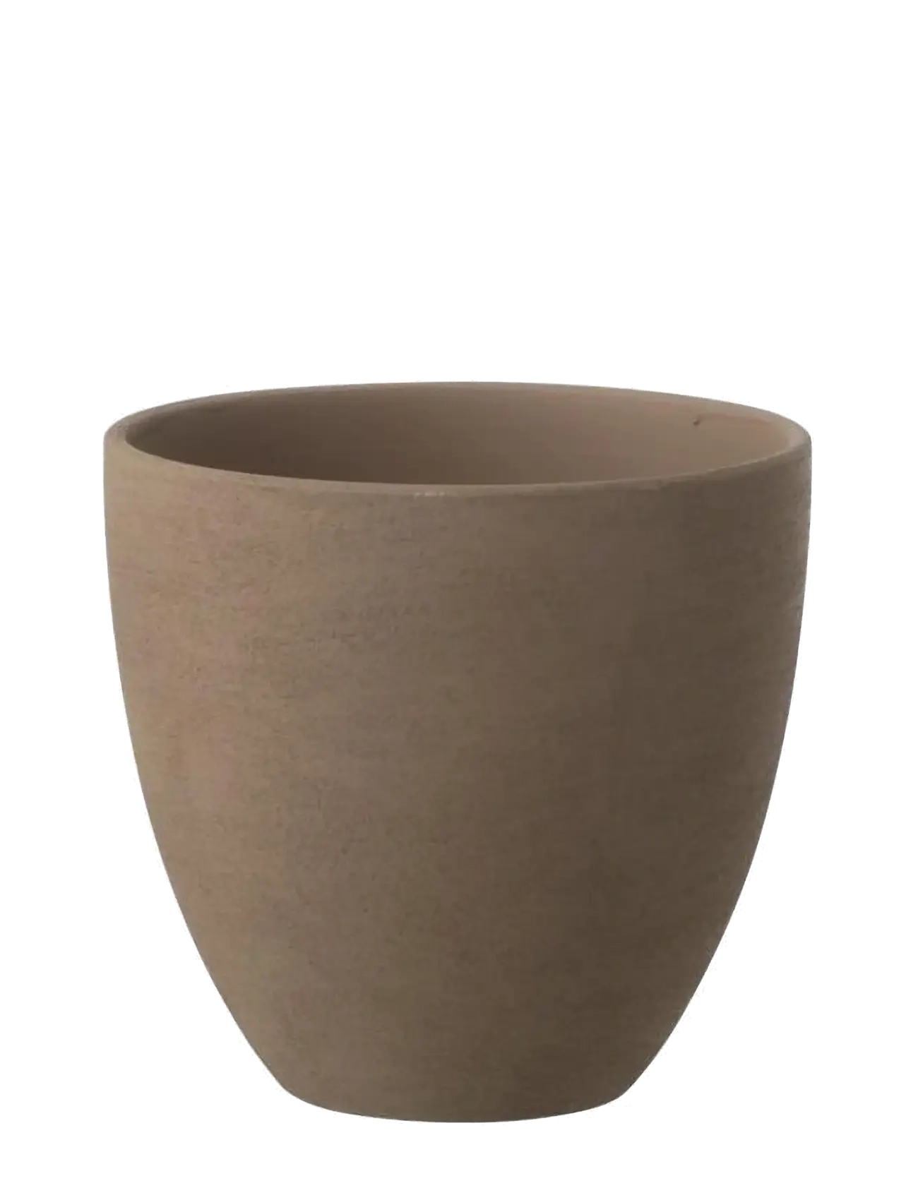 J-Line Flowerpot Round Pottery Tau M, Flower Pots, Brun, Str: H19CM