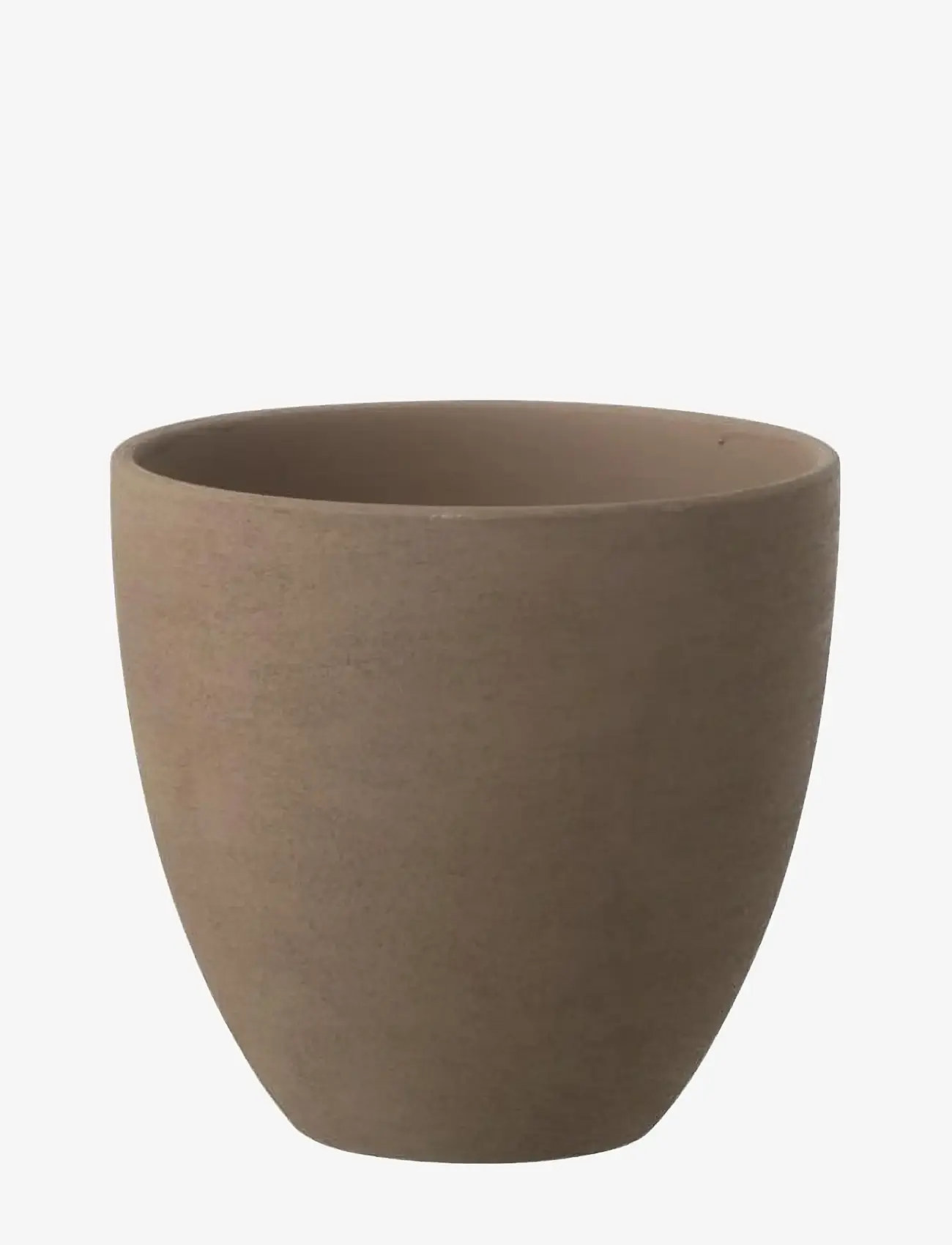 J-Line - FLOWERPOT ROUND POTTERY TAU M - akcesoria ogrodowe - brown - 1