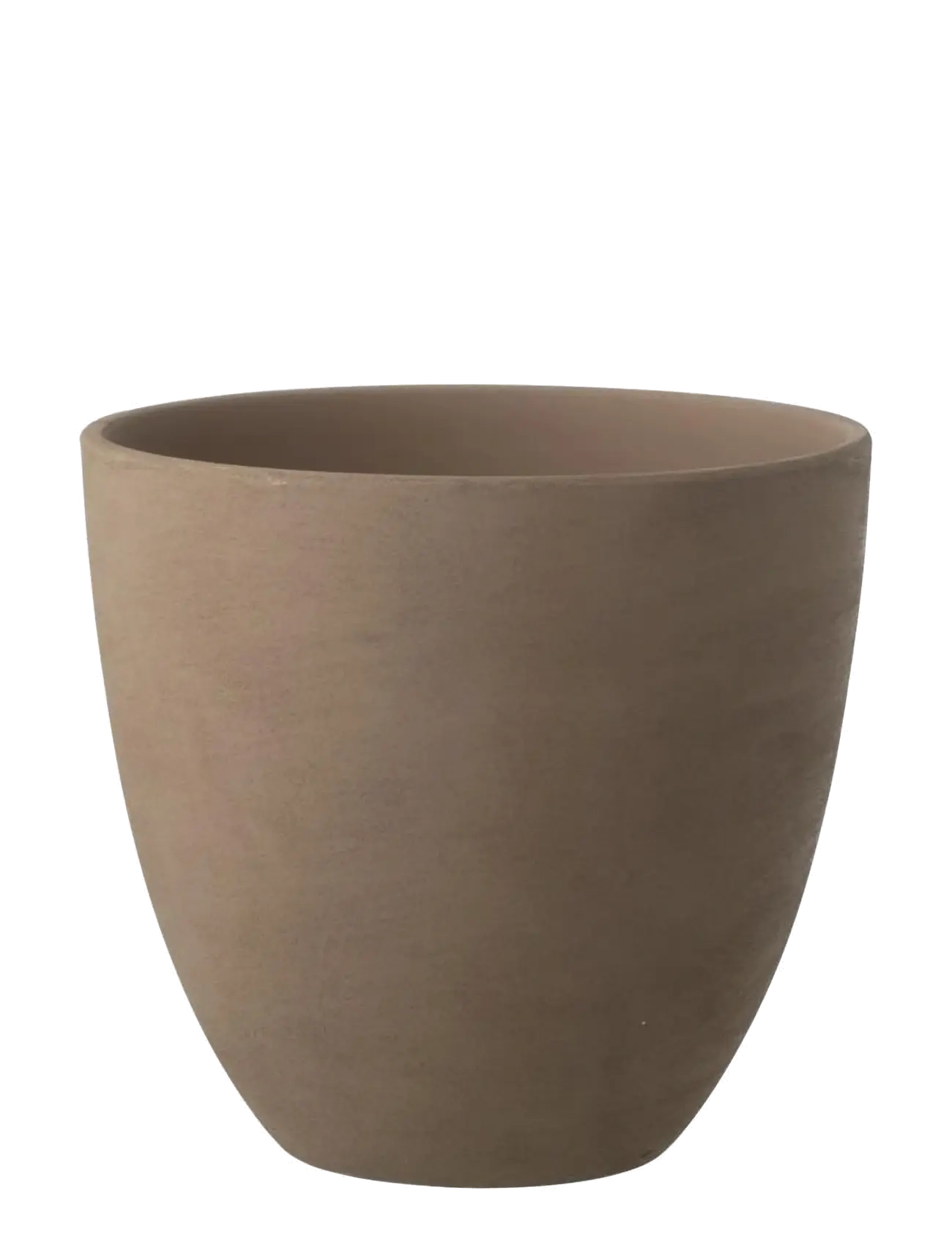 J-Line FLOWERPOT ROUND POTTERY TAU L - Sisustus - BROWN / brown
