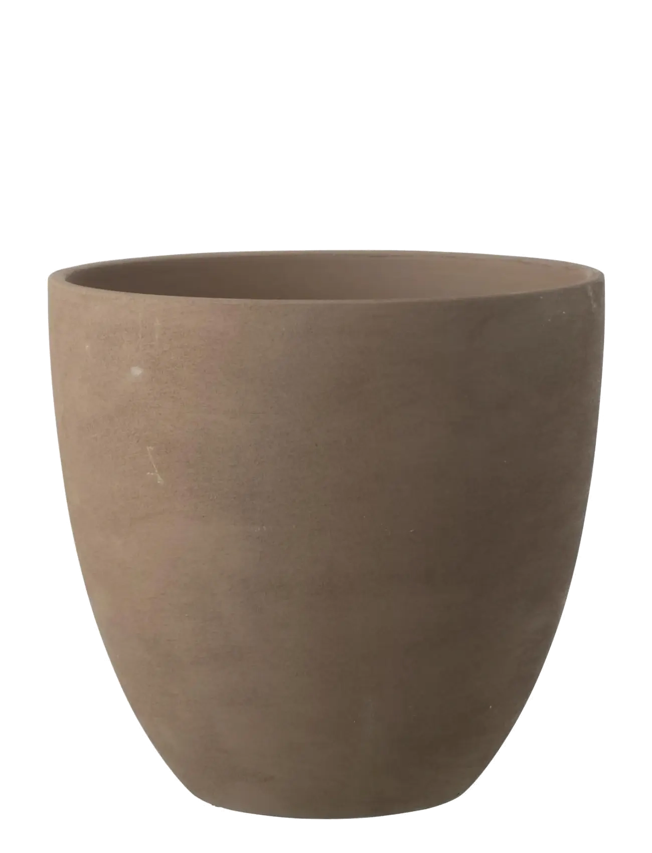 J-Line Flowerpot Round Pottery Tau Xl, Flower Pots, Brun, Str: H34CM