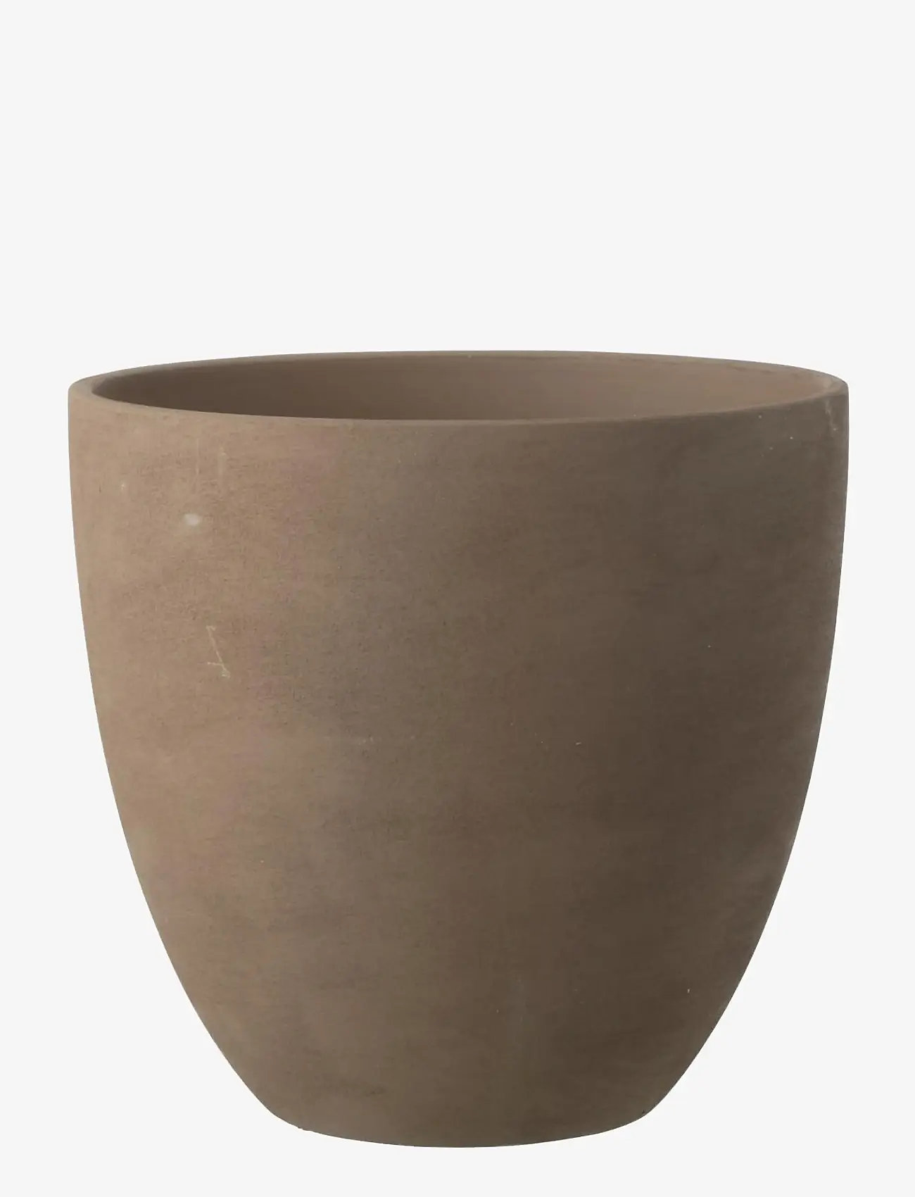 J-Line - FLOWERPOT ROUND POTTERY TAU XL - gartenzubehör - brown - 1