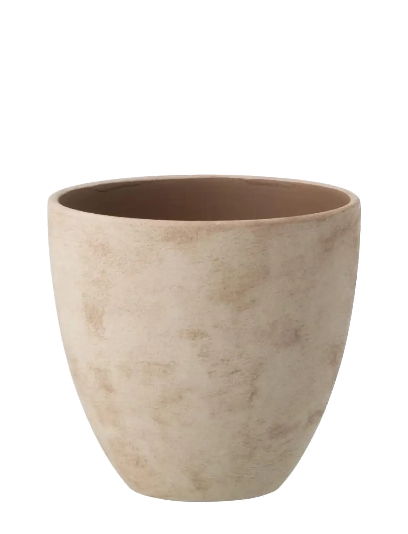 J-Line FLOWERPOT ROUND POTTERY BEI M - Plant pots - BEIGE / beige
