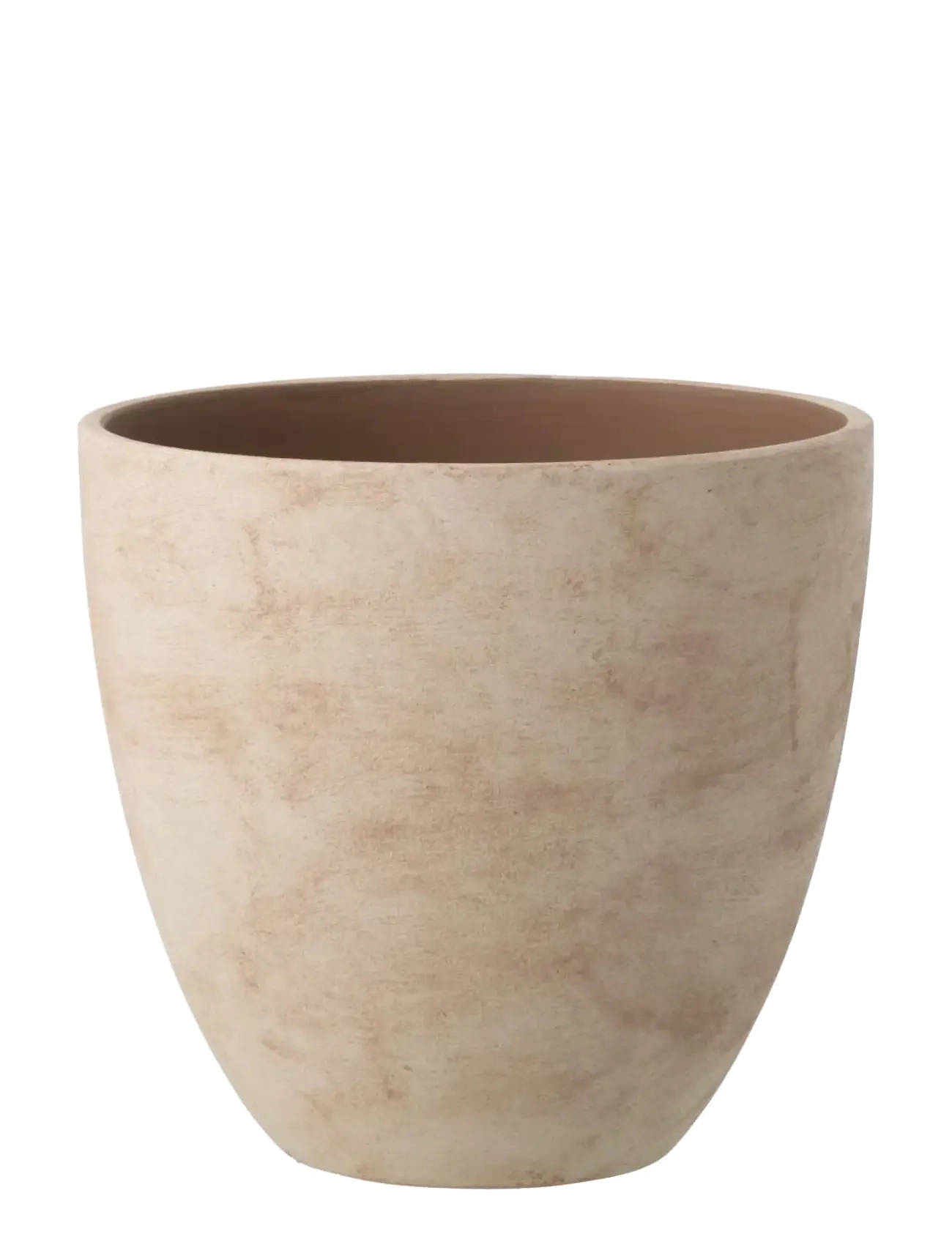 J-Line FLOWERPOT ROUND POTTERY BEI L - Kampaania - BEIGE / beige