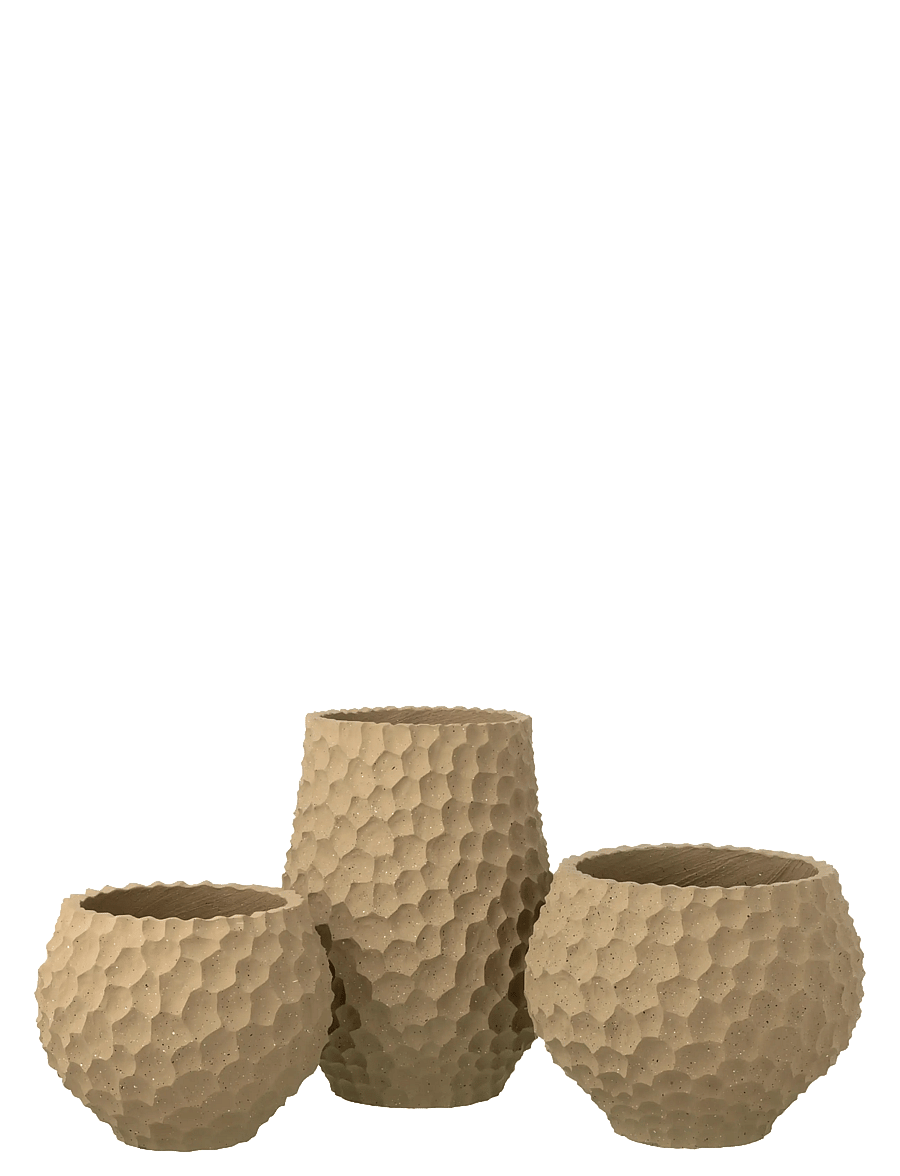 J-Line - FLWRPOT DENTS+OUTDOOR TAU S - lauko baldai - beige - 1