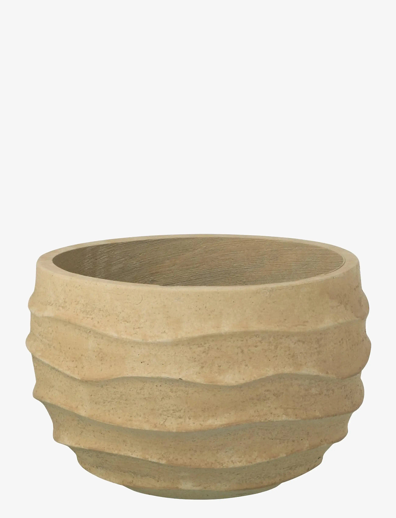 J-Line - FLWRPOT WAVES+OUTDOOR BEI S - aia aksessuaarid - beige - 1