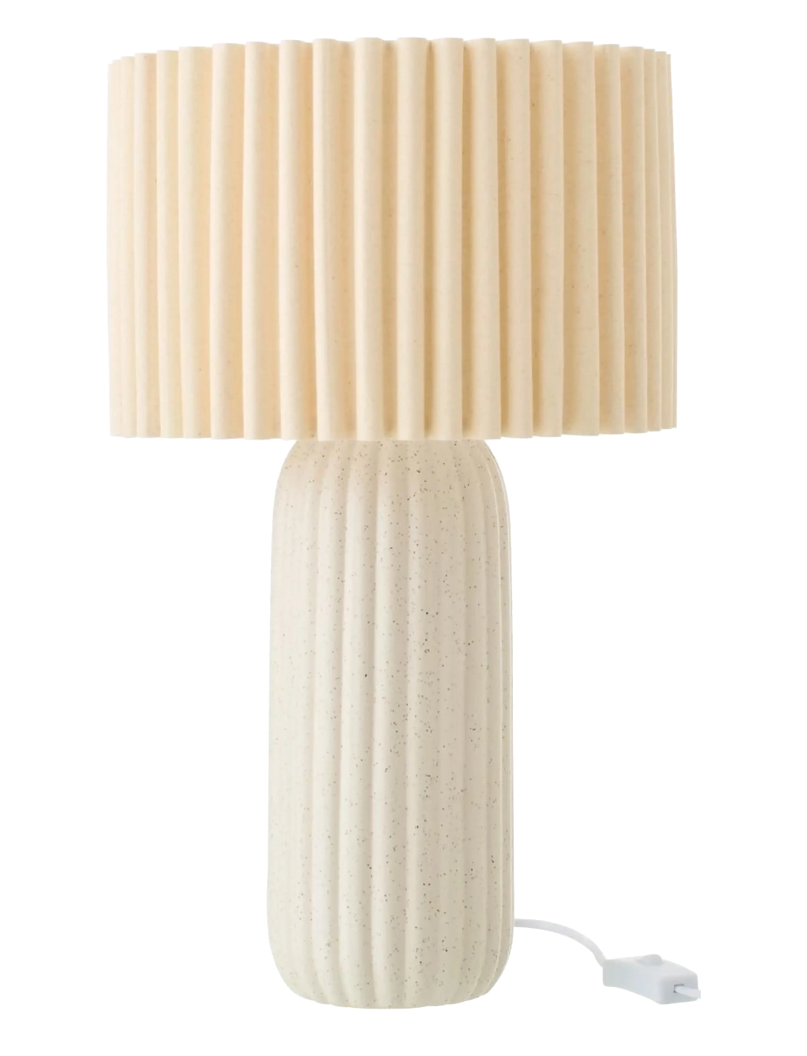 J-Line TABLE LAMP ESMEE CERAMIC WH S - Belysning - WHITE / white
