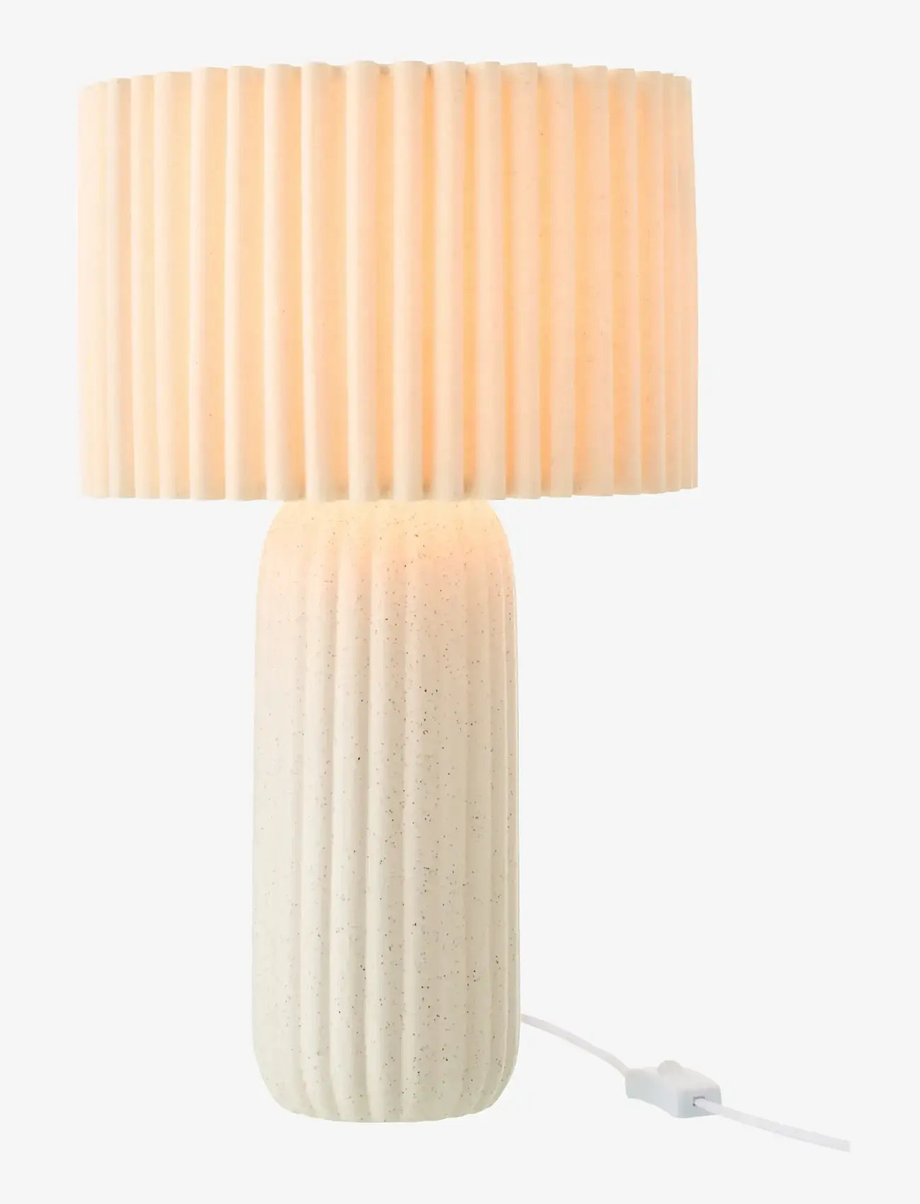J-Line - TABLE LAMP ESMEE CERAMIC WH S - schreibtisch- & tischlampen - white - 2
