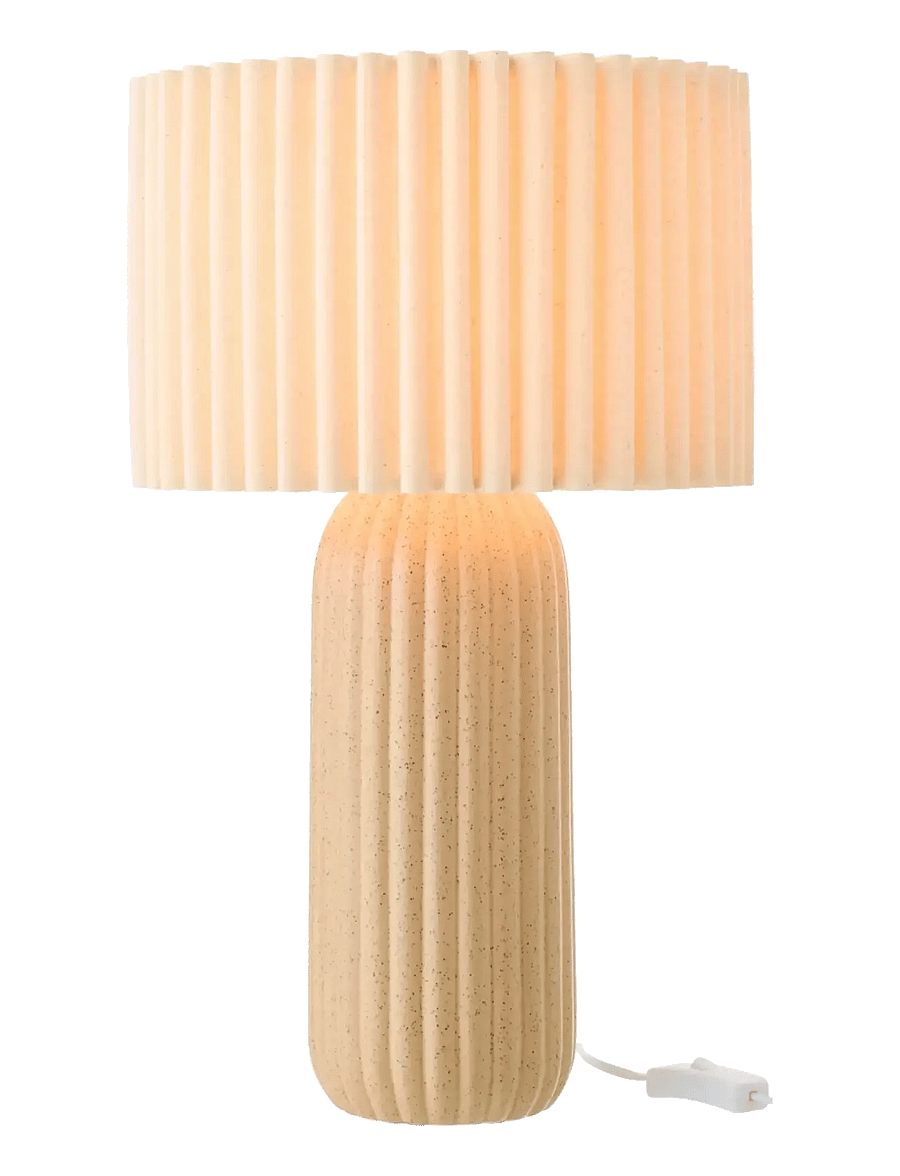 J-Line - TABLE LAMP RUTH CERAMIC CAM S - galda lampas - brown - 2