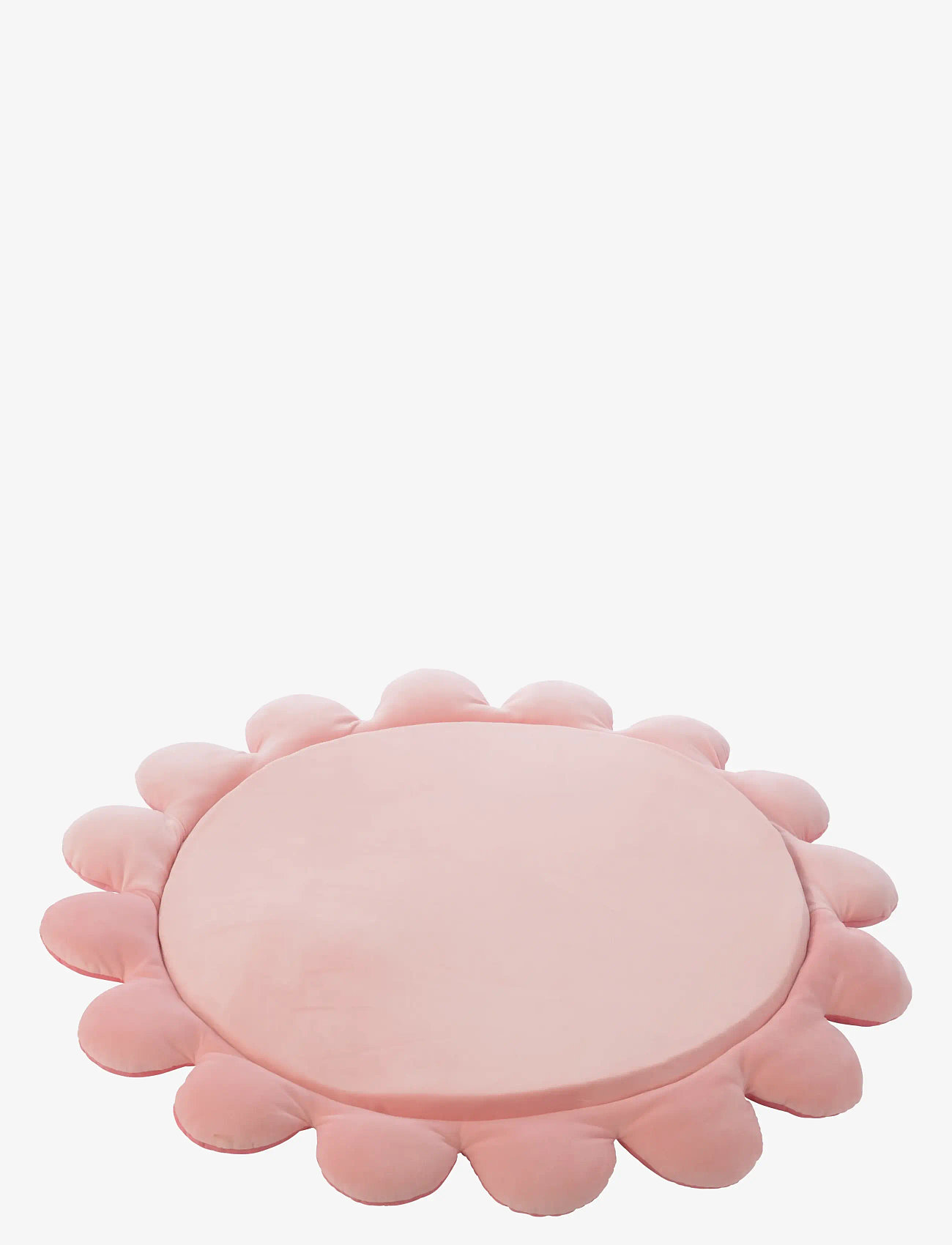 J-Line - PLAYMAT FLOWER POLYESTER DARK PINK/LIGHT PINK - runde tæpper - pink - 2