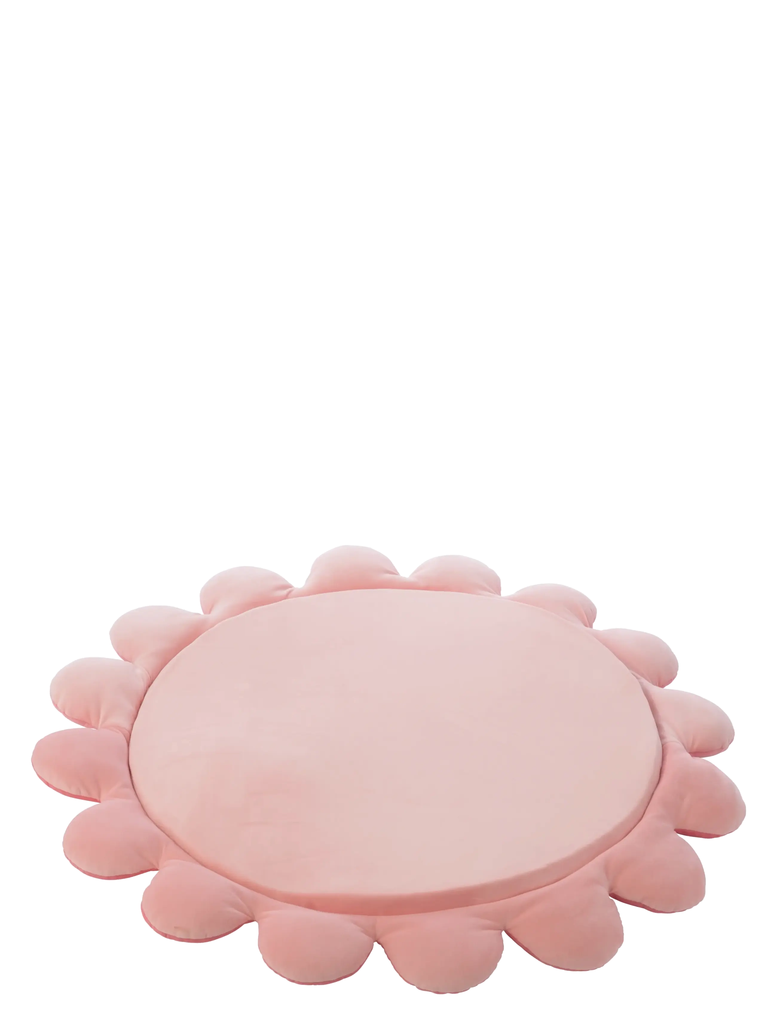 J-Line - PLAYMAT FLOWER POLYESTER DARK PINK/LIGHT PINK - runde teppiche - pink - 2