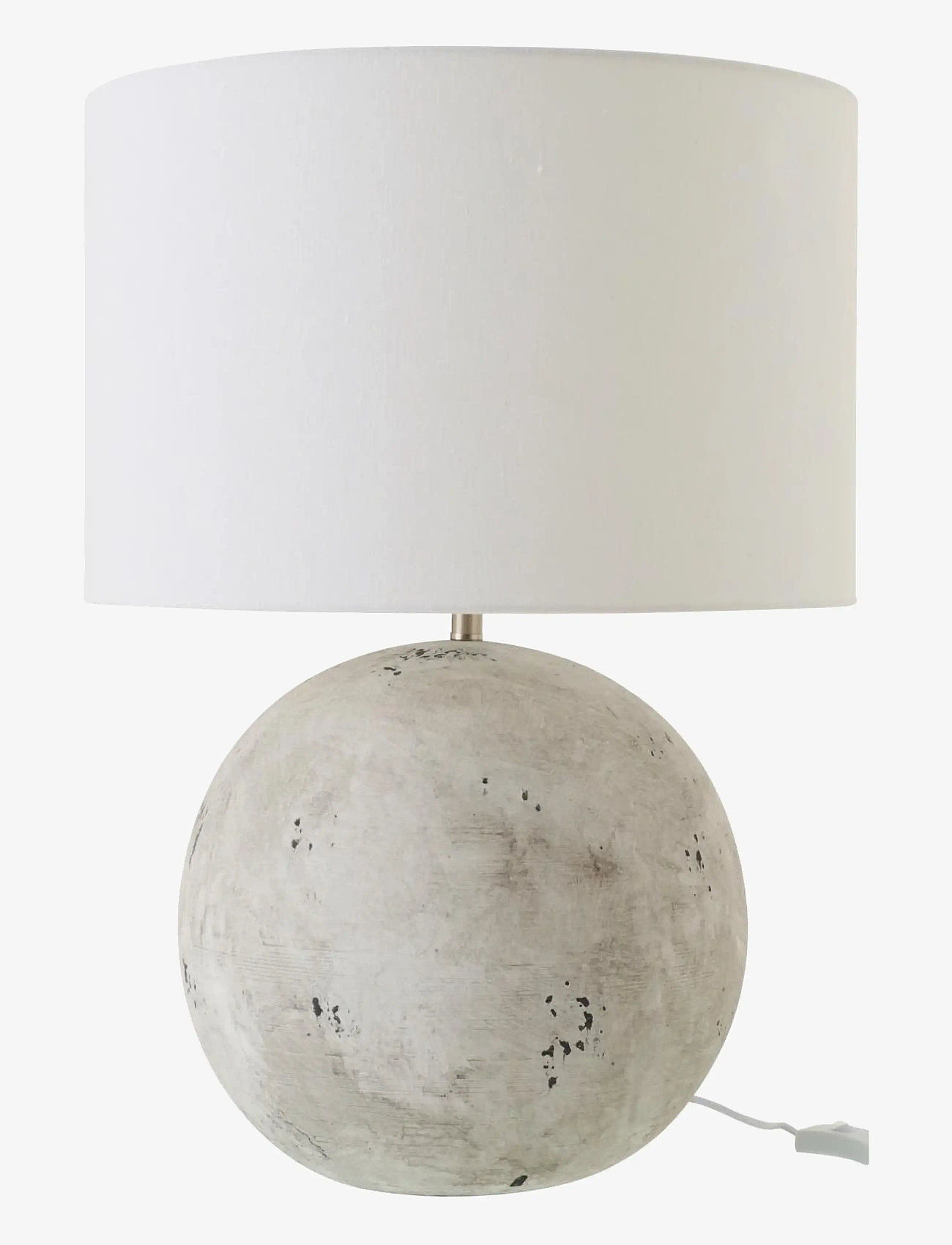 J-Line - TABLE LAMP BALL CERAMIC GREY - laualambid - grey - 1