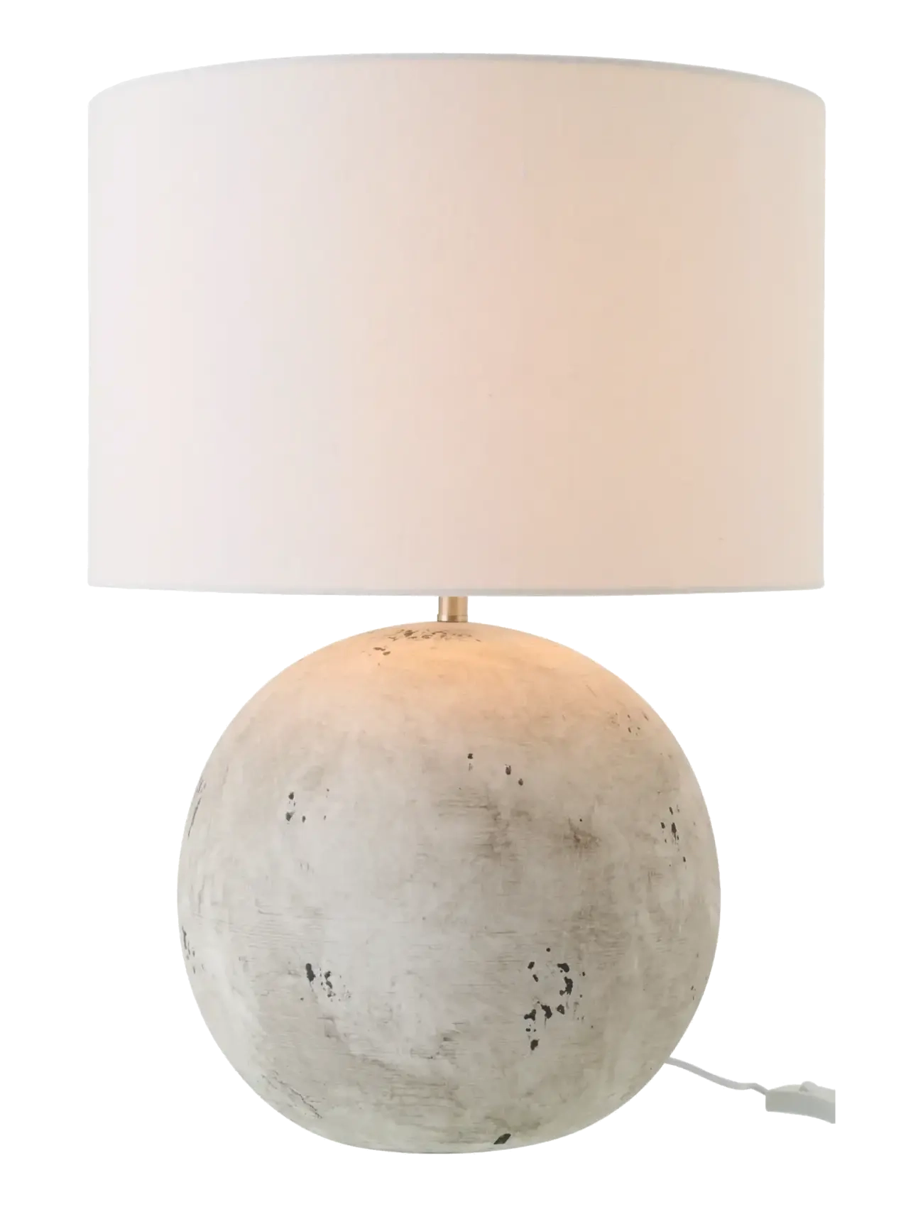 J-Line - TABLE LAMP BALL CERAMIC GREY - lampy na biurko - grey - 2