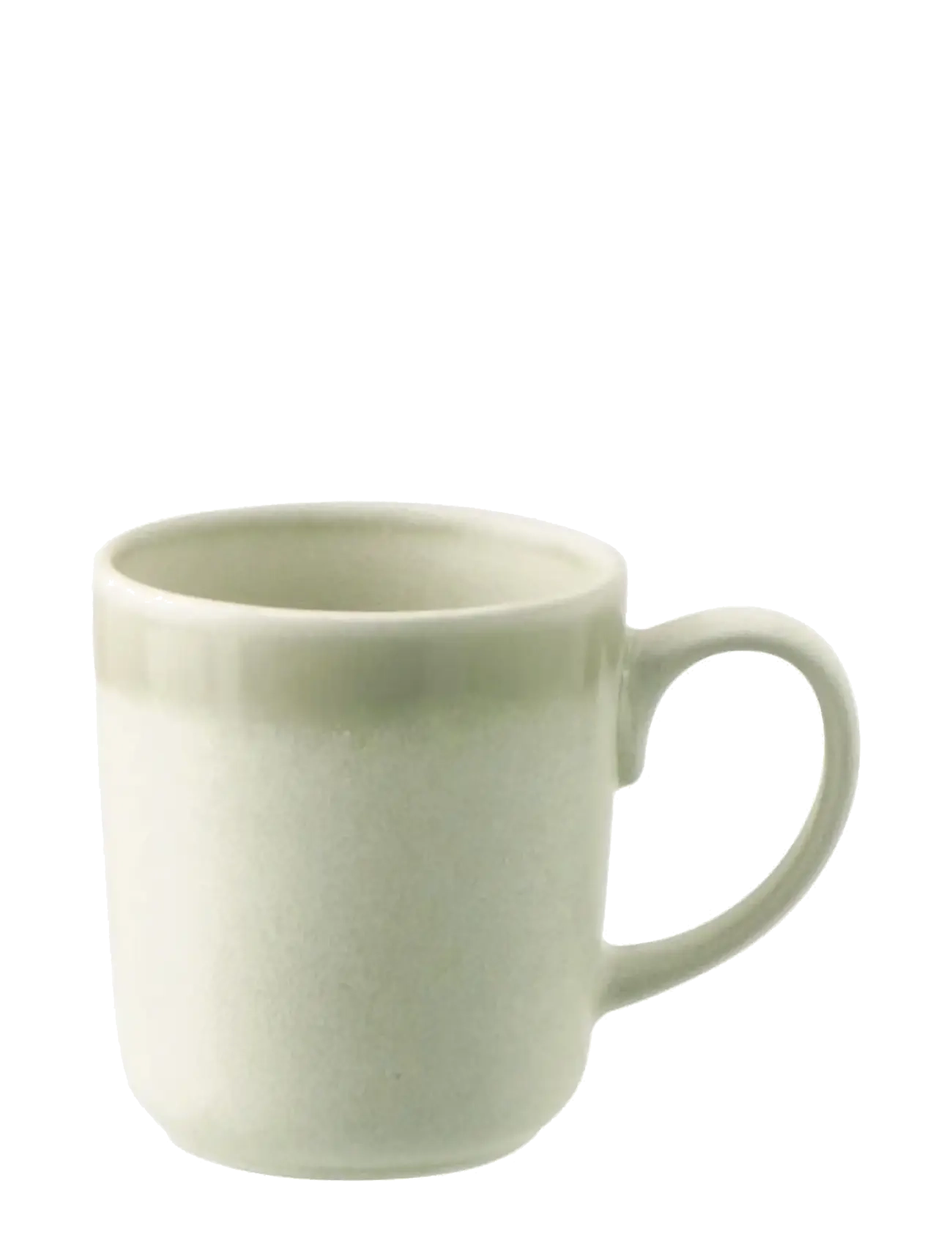 J-Line Cup Luna Stoneware Light Green, Ø 9 cm, Green, Kopper & Krus > Kaffekopper, Unisex