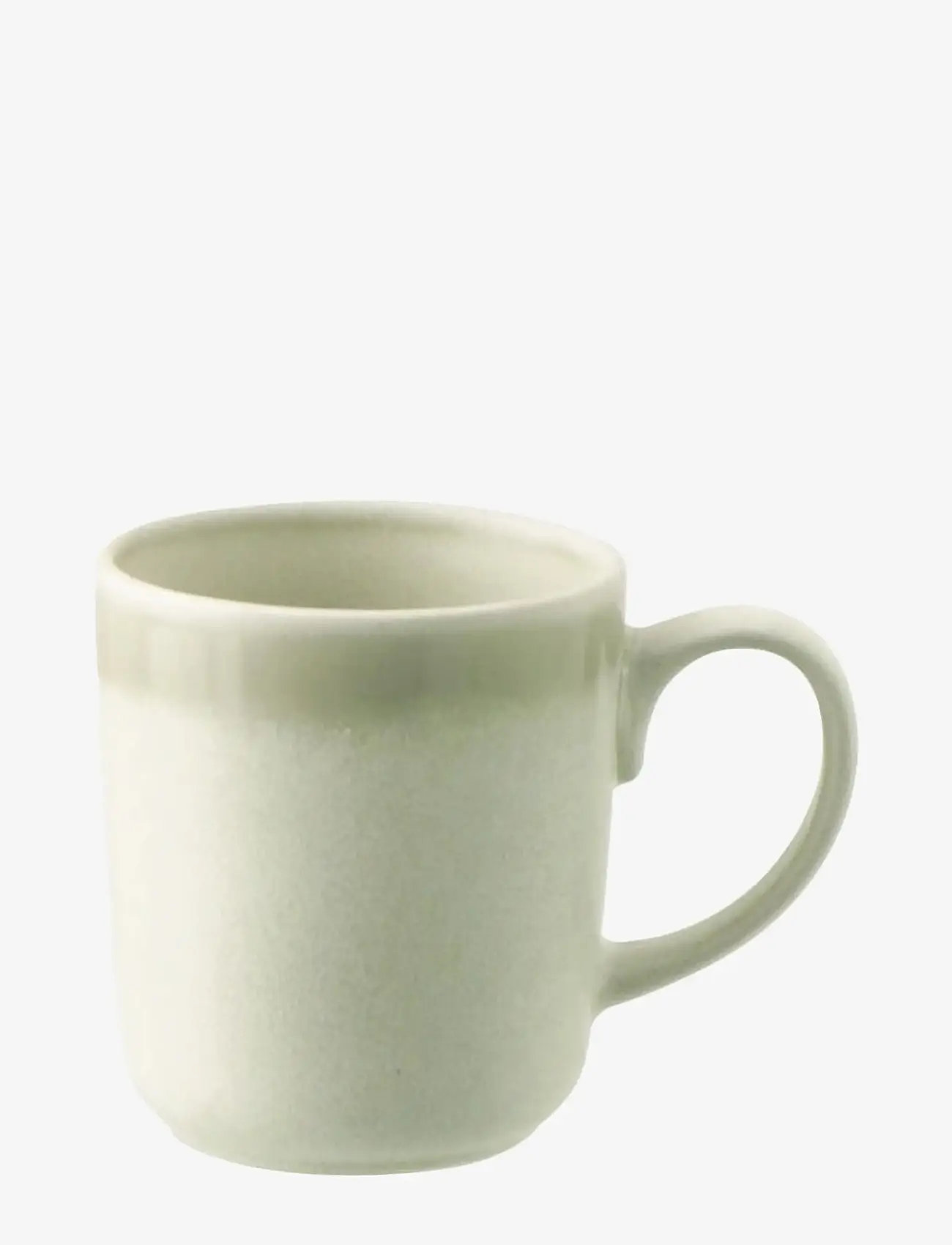 J-Line - CUP LUNA STONEWARE LIGHT GREEN - teetassid - green - 0
