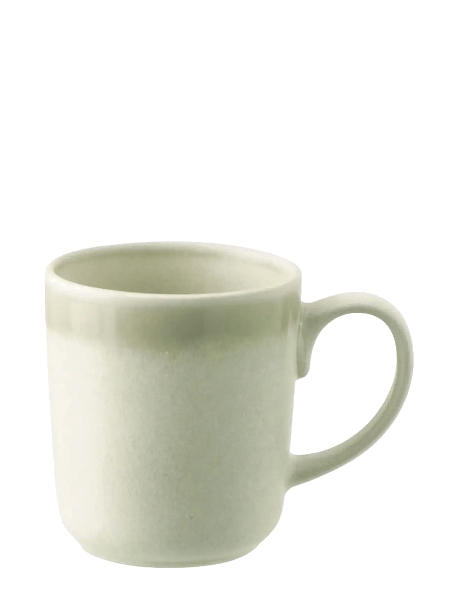J-Line - CUP LUNA STONEWARE LIGHT GREEN - tējas krūzes - green - 0