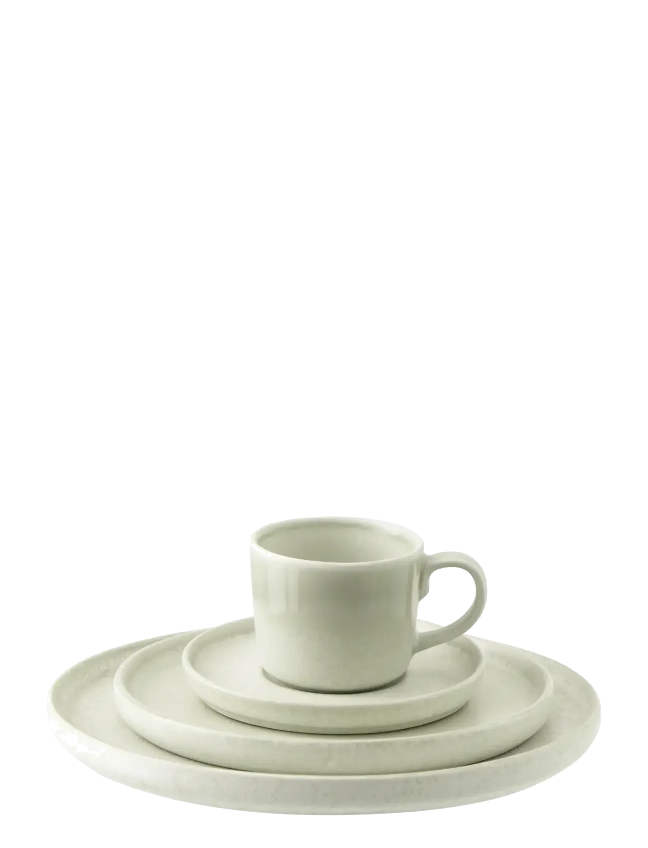 J-Line - BOWL LUNA STONEWARE GRN L - fruktskålar - green - 1