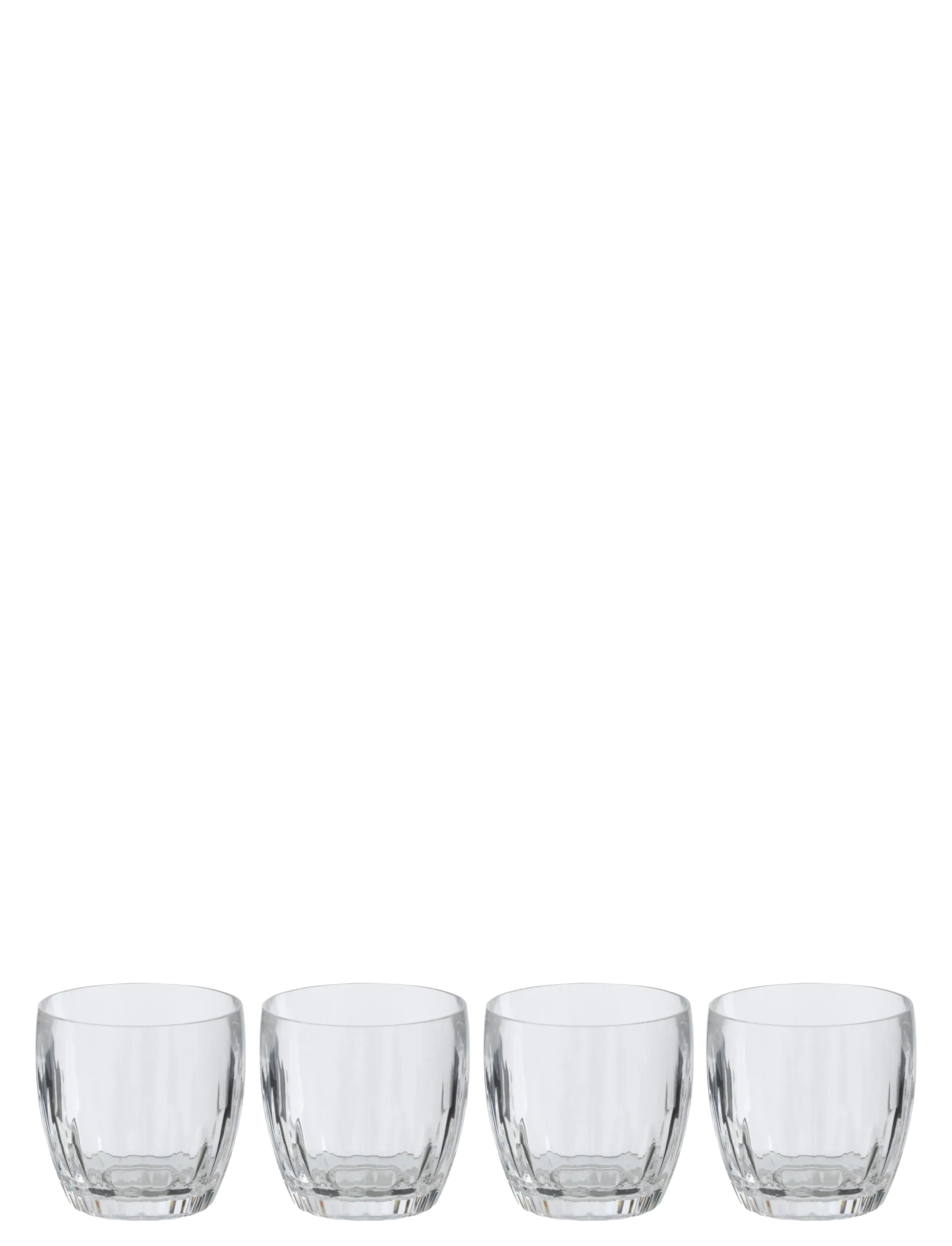 J-Line S/4 Drinking Glass Acr Tr, Drikkeglas, Hvid, Str: Ø 9.5 CM