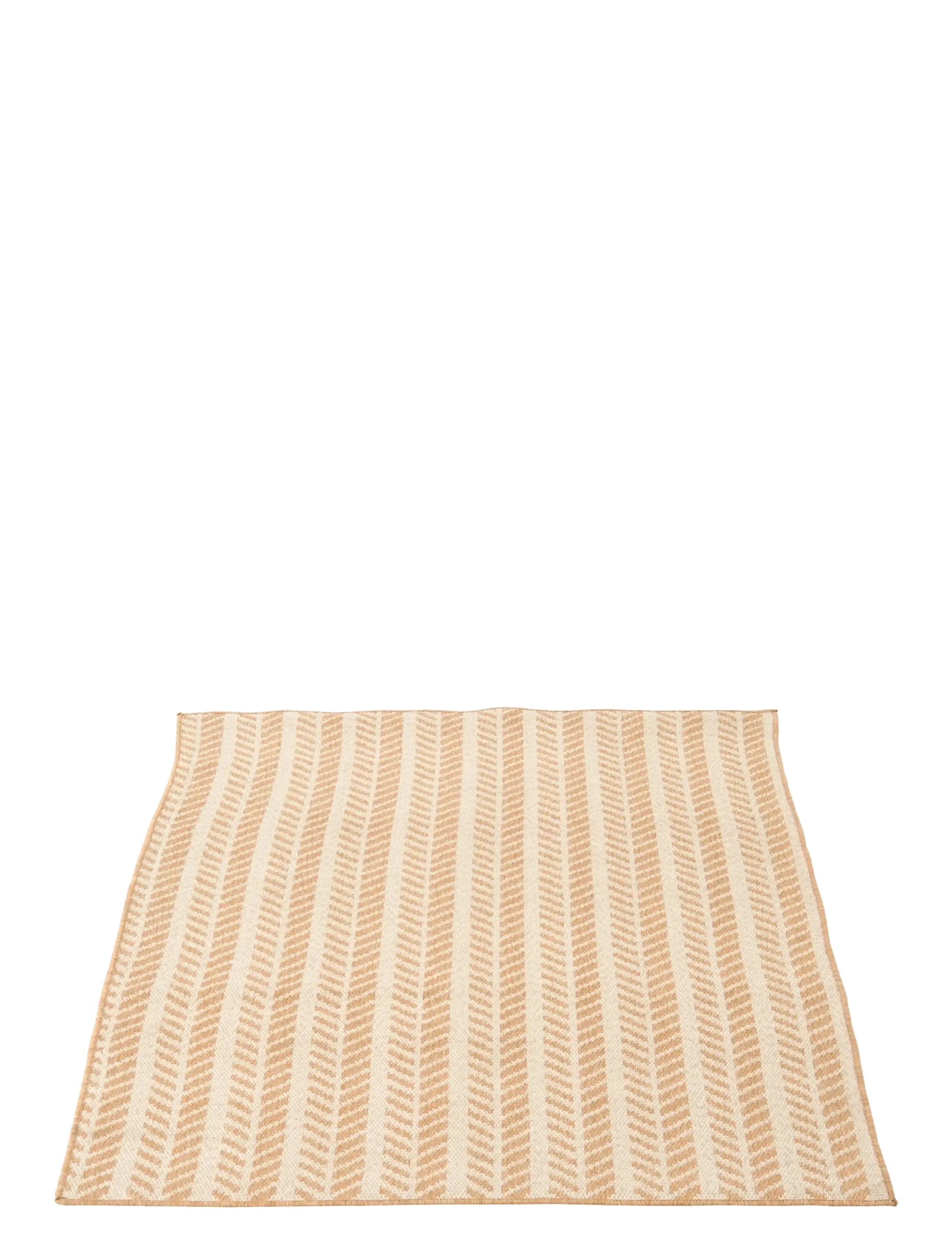 J-Line - RUG OUTDOOR ARROW WH/NAT - andre tæpper - white - 1