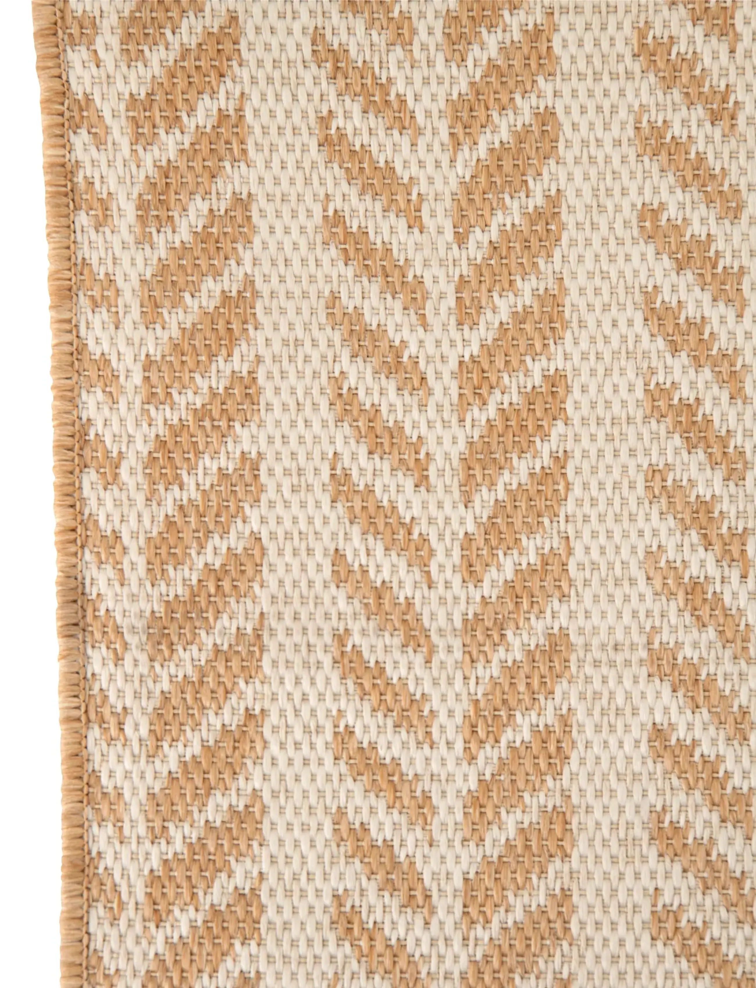 J-Line - RUG OUTDOOR ARROW WH/NAT - andre tæpper - white - 3