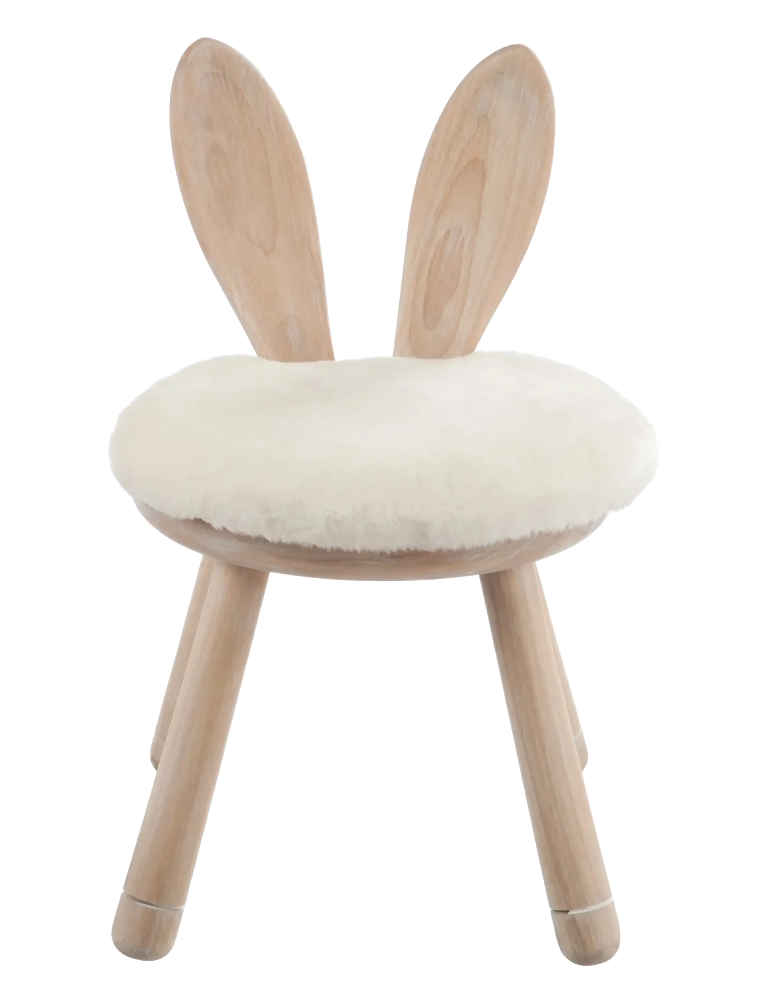 J-Line - CHAIR EAR RABBIT WOOD NATURAL - kėdės ir taburetės - nature - 2
