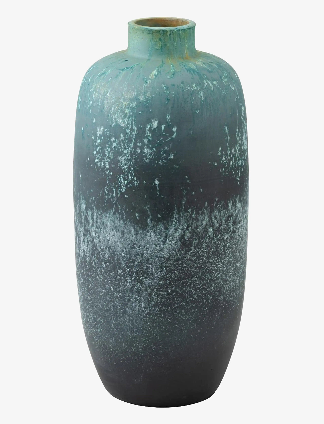J-Line - VASE VINTAGE CERAMIC AZURE M - vaser - blue - 1