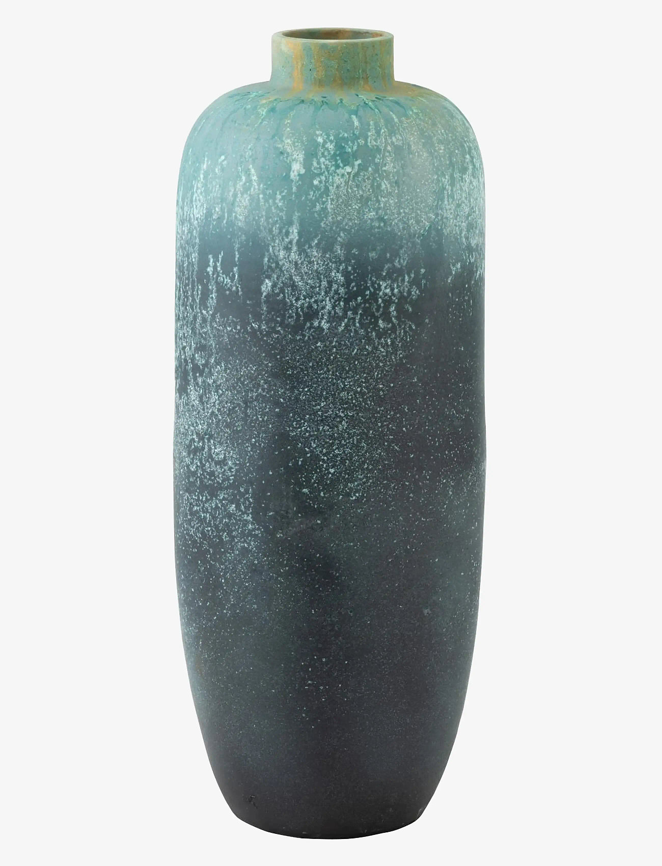 J-Line - VASE VINTAGE CERAMIC AZURE L - vaser - blue - 1