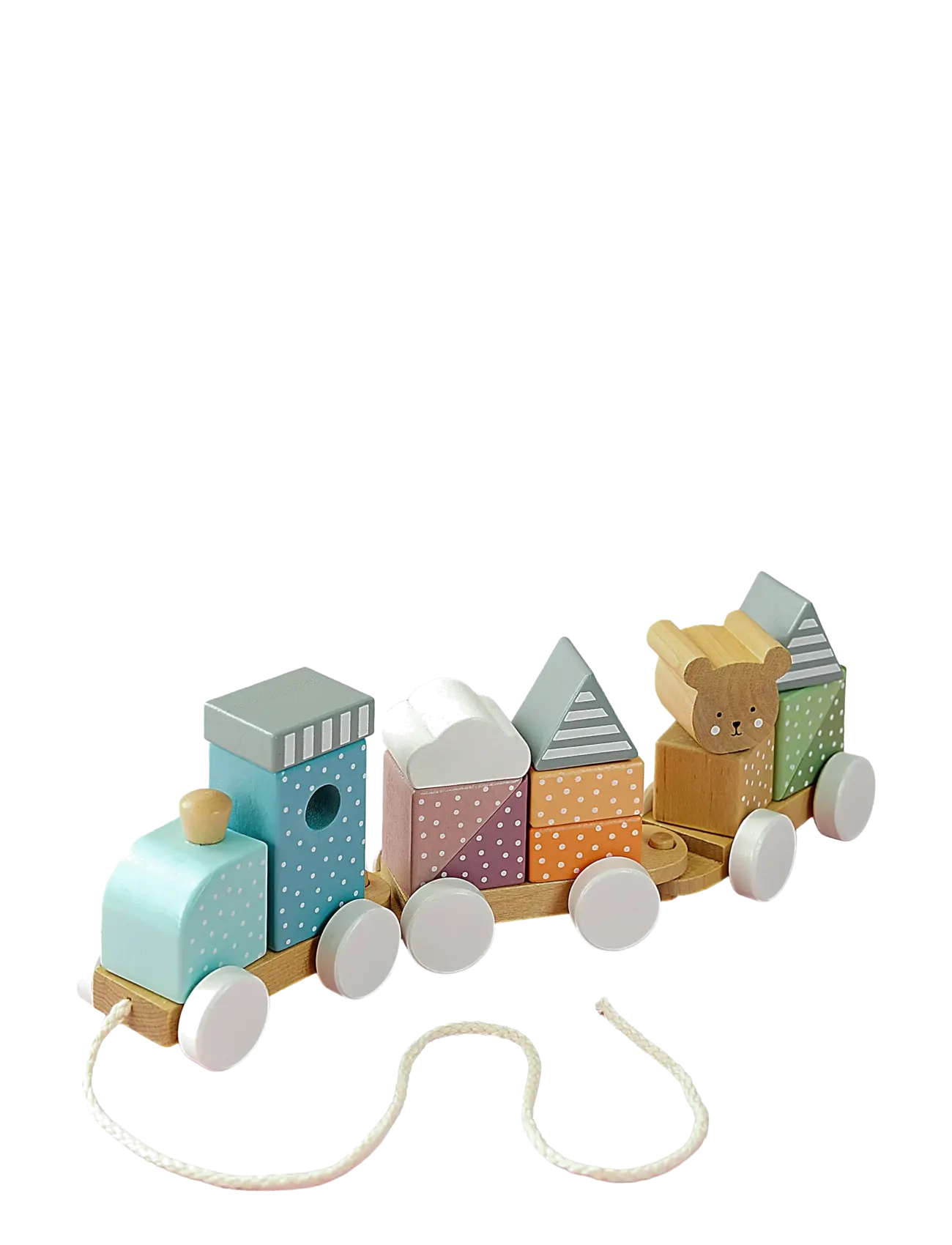 JaBaDaBaDo Train with blocks Teddy - Beebitooted - MULTI COLOURED / multi