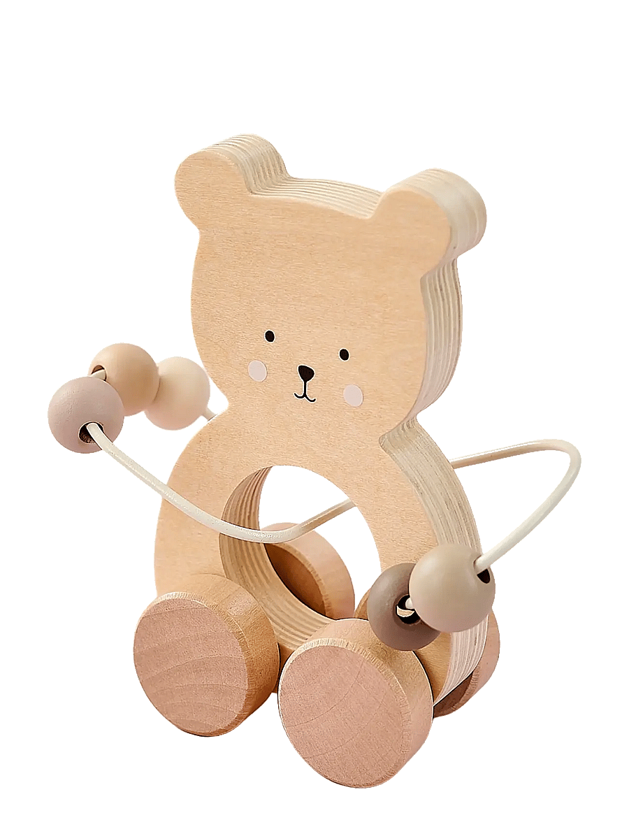 JaBaDaBaDo - Abacus Teddy nature - interaktiivsed mänguasjad - beige - 1