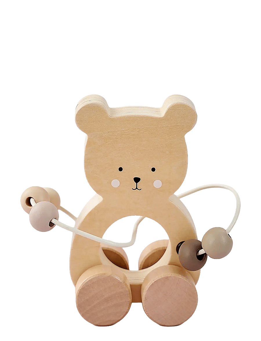 JaBaDaBaDo - Abacus Teddy nature - interaktiivsed mänguasjad - beige - 2