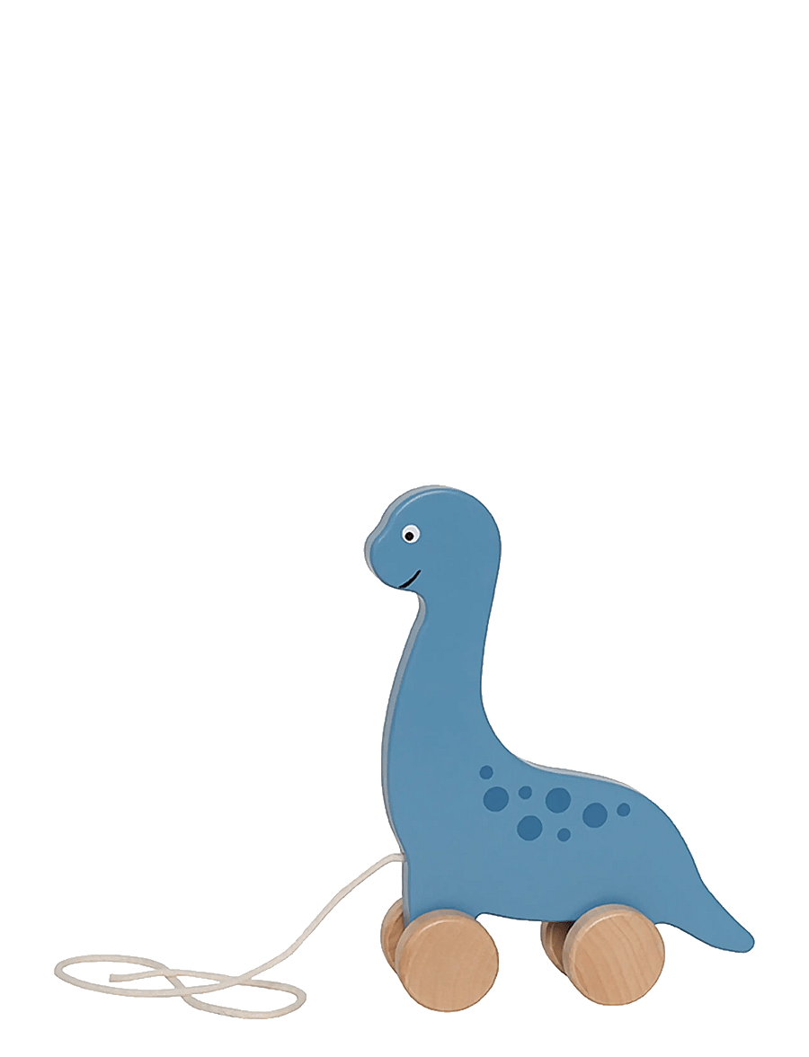 JaBaDaBaDo - Pull Dino with string - tõmmatavad mänguasjad - blue - 1
