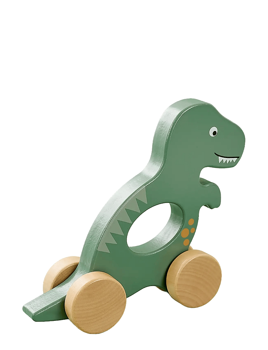 JaBaDaBaDo - Push Dino - træklegetøj - green - 2