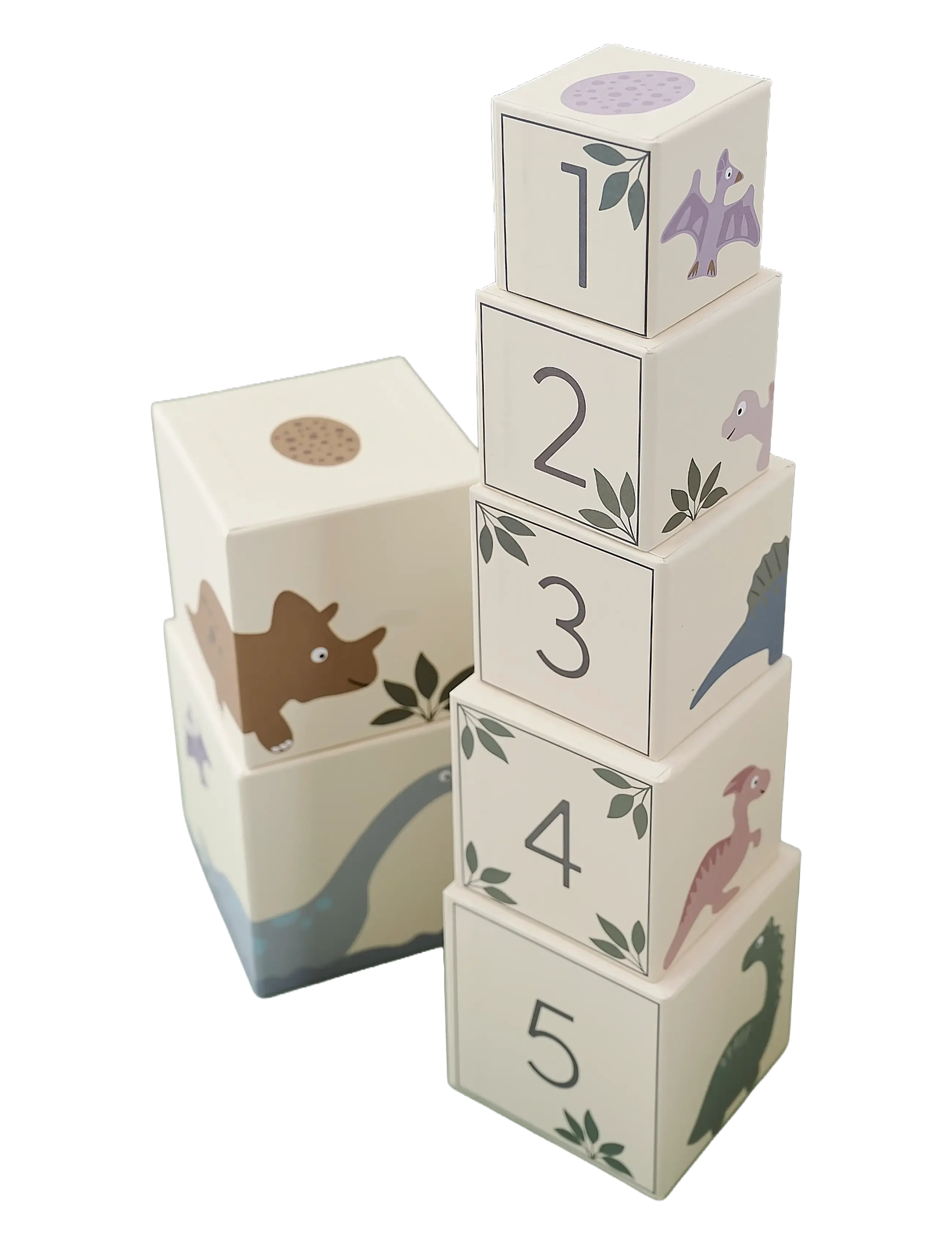JaBaDaBaDo - Cubes 1-10 Dino - stapelbare blokk - multi coloured - 2