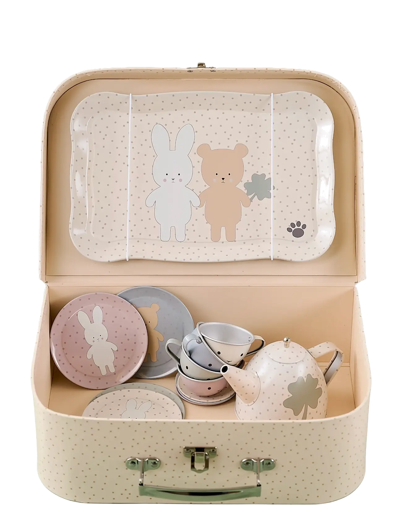 JaBaDaBaDo - Tea set Teddy & Bunny - kaffe & teserviser - multi coloured - 1