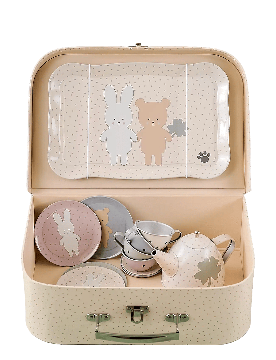 JaBaDaBaDo - Tea set Teddy & Bunny - kaffe & teserviser - multi coloured - 1