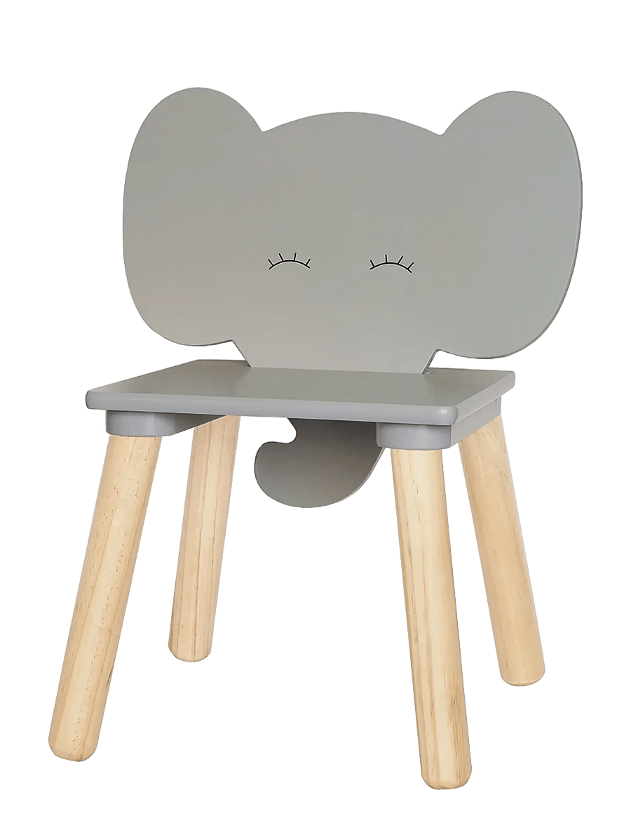 JaBaDaBaDo - Chair elephant - stole & skamler - grey - 0
