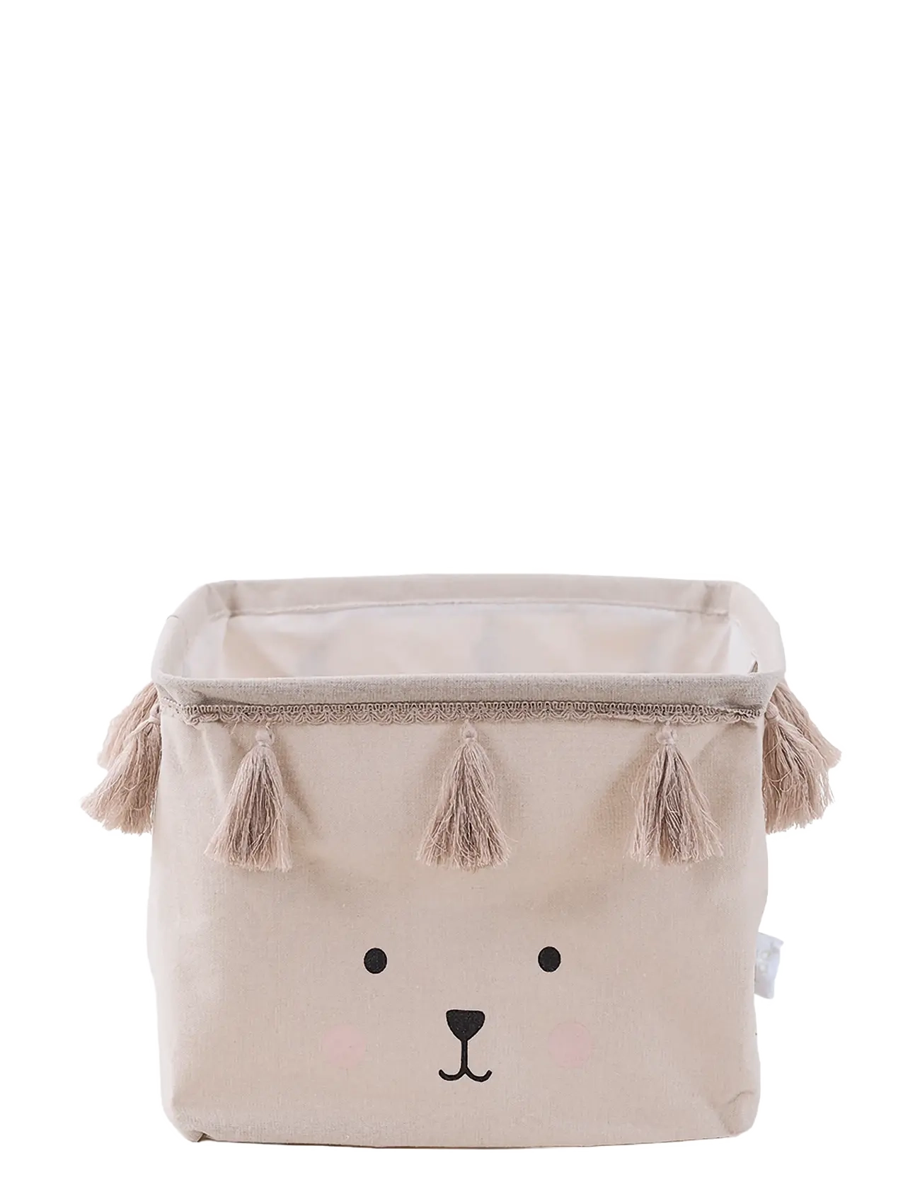 JaBaDaBaDo Storage Small Teddy, Opbevaringskurv, Beige, Str: ONE SIZE