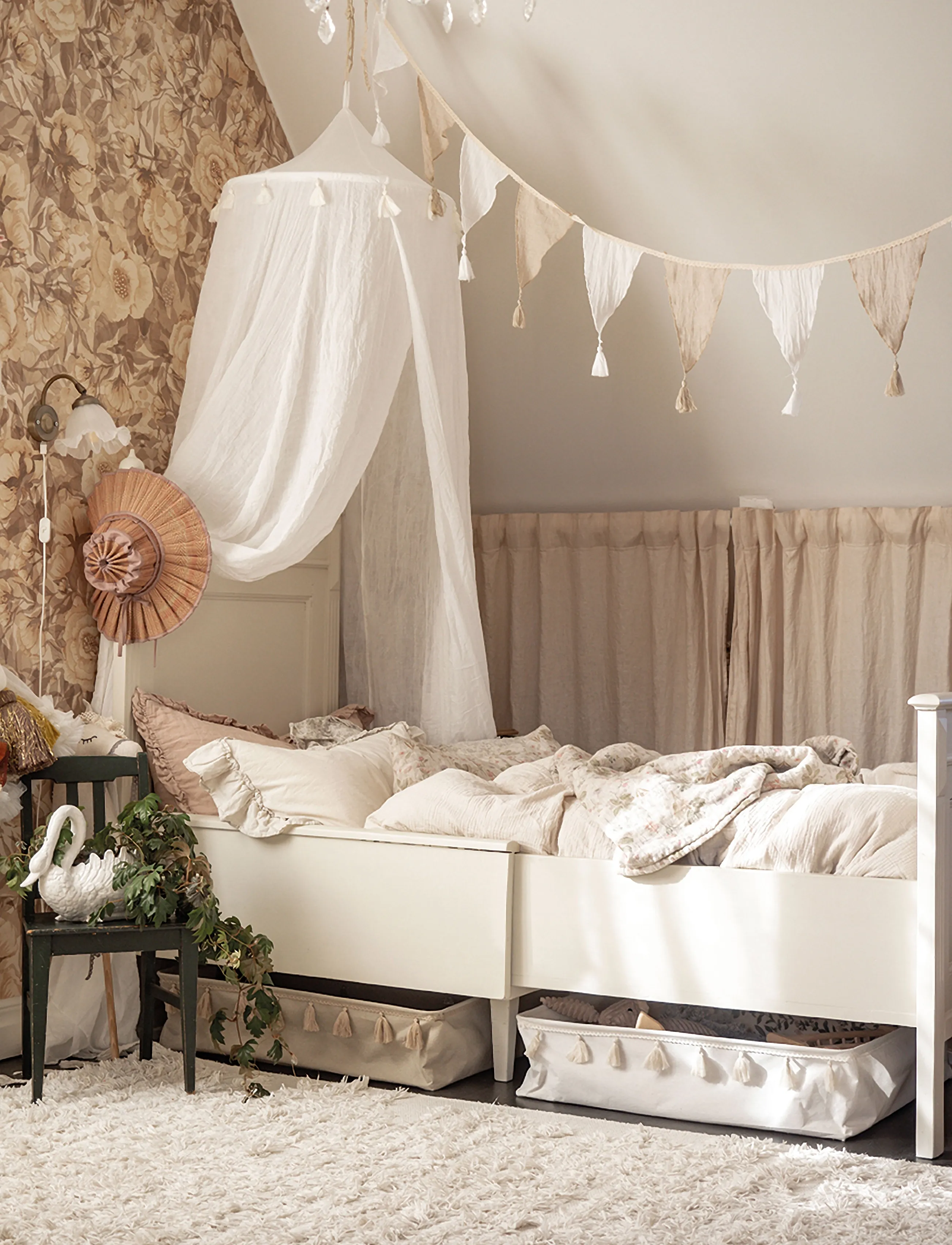 JaBaDaBaDo Bed Canopy White, One Size, Sleep Time, Weiß - Canopy, Kinder