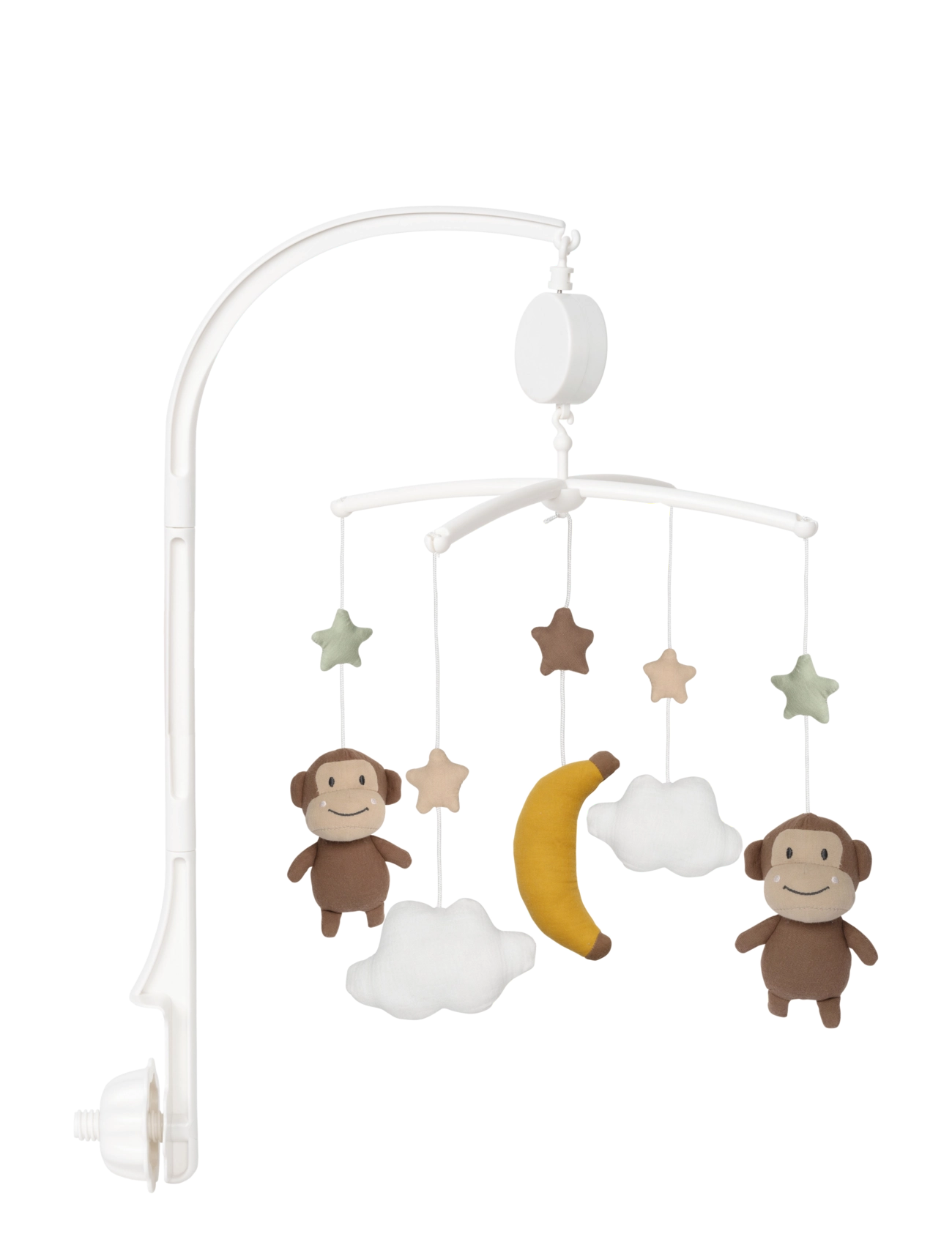JaBaDaBaDo Musical mobile Monkey - Babyprodukte - MULTI COLOUR / white