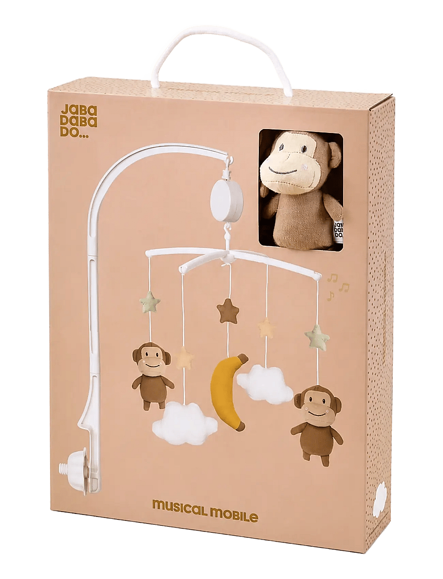 JaBaDaBaDo - Musical mobile Monkey - multi colour - 2