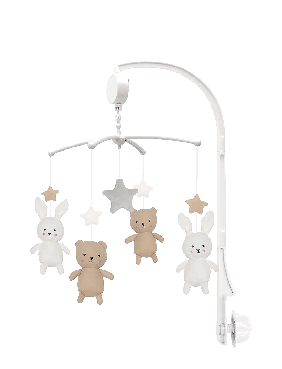 JaBaDaBaDo - Musical mobile Teddy & Bunny - multi colour - 0